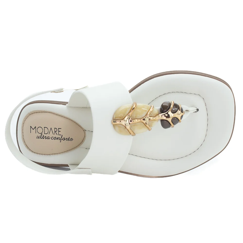 Sandália Feminina Modare 7212.103 - Branco Branco 5