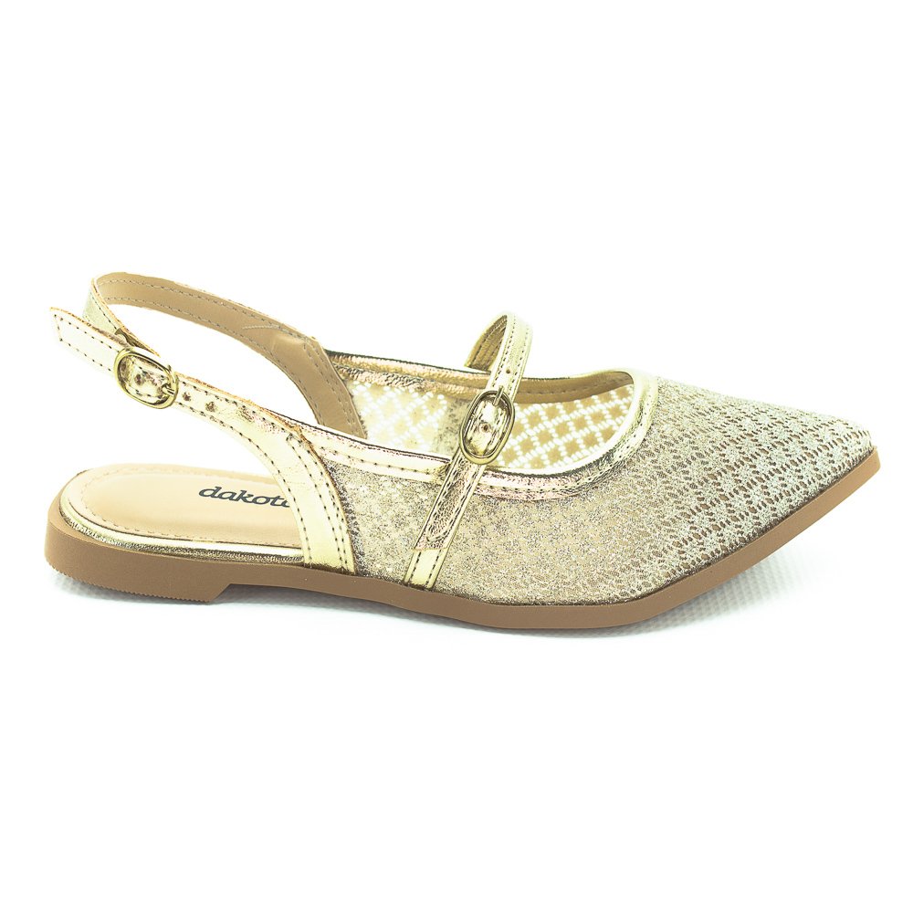 Sapatilha Feminina Dakota D0216.0003 - Dourado