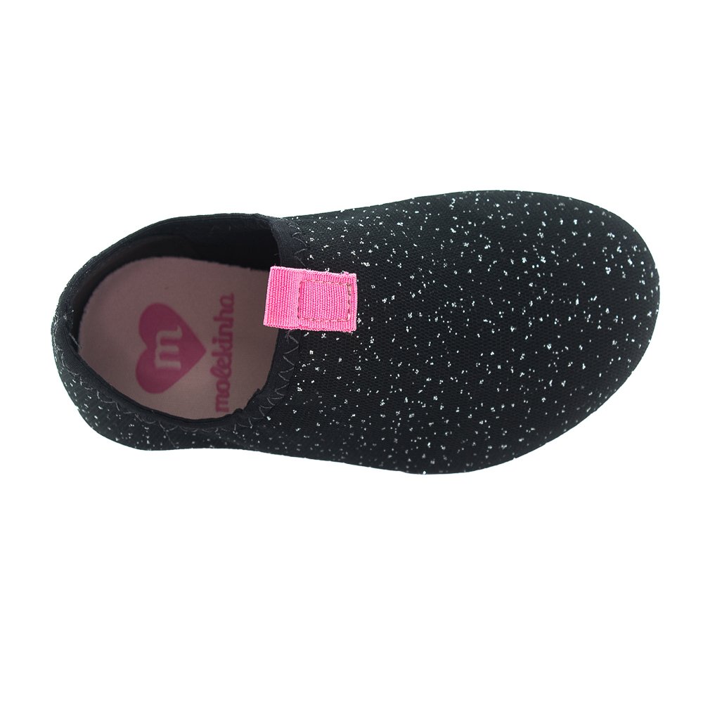 Tênis Infantil Menina Molekinha 2584.100 - Preto Preto 5