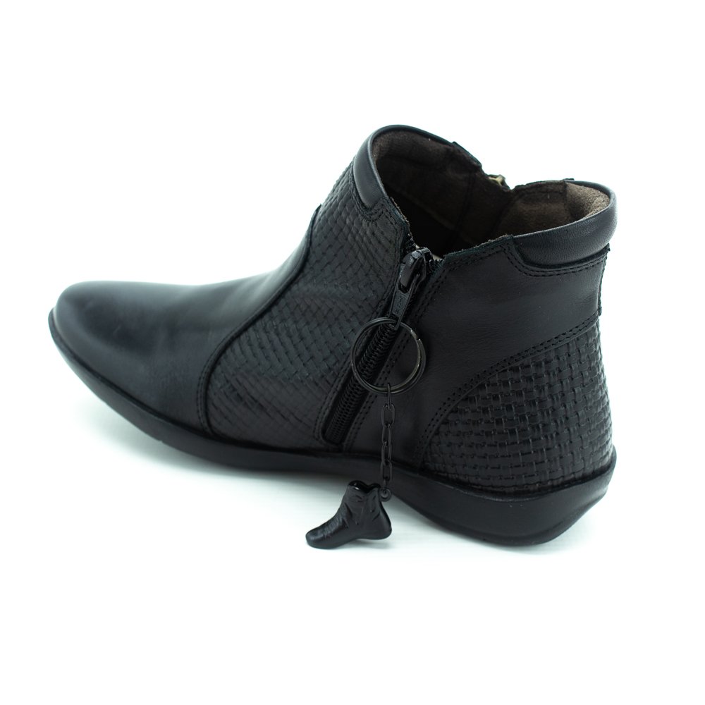 Bota Feminina Perlatto ANG826 - Preto Preto 3