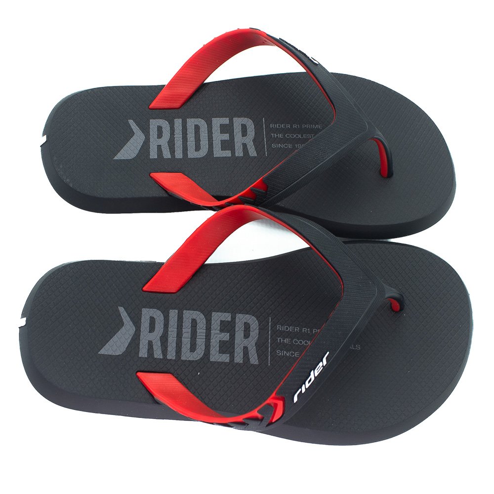 Chinelo Masculino Rider R1 Prime - Preto Preto 2