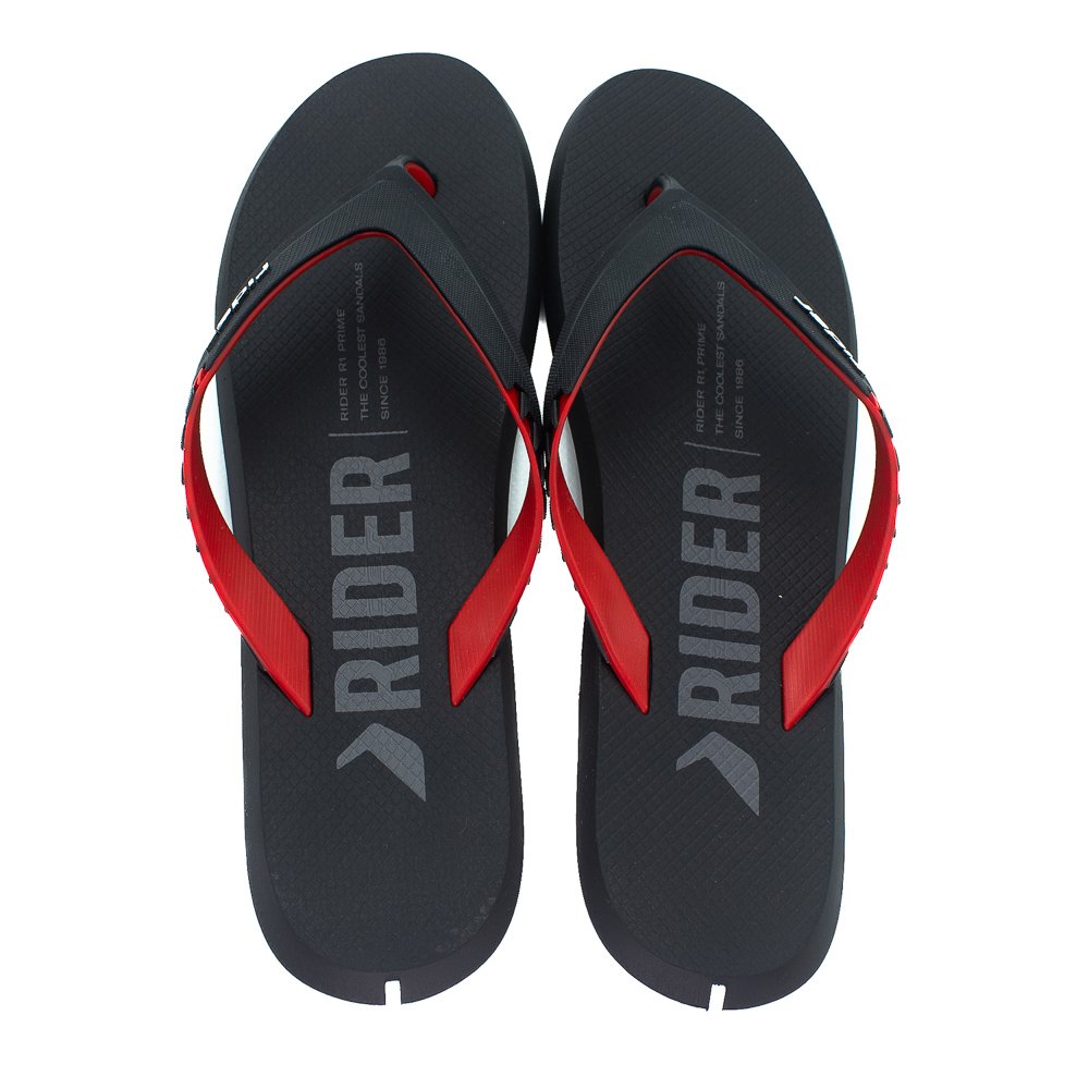 Chinelo Masculino Rider R1 Prime - Preto Preto 3