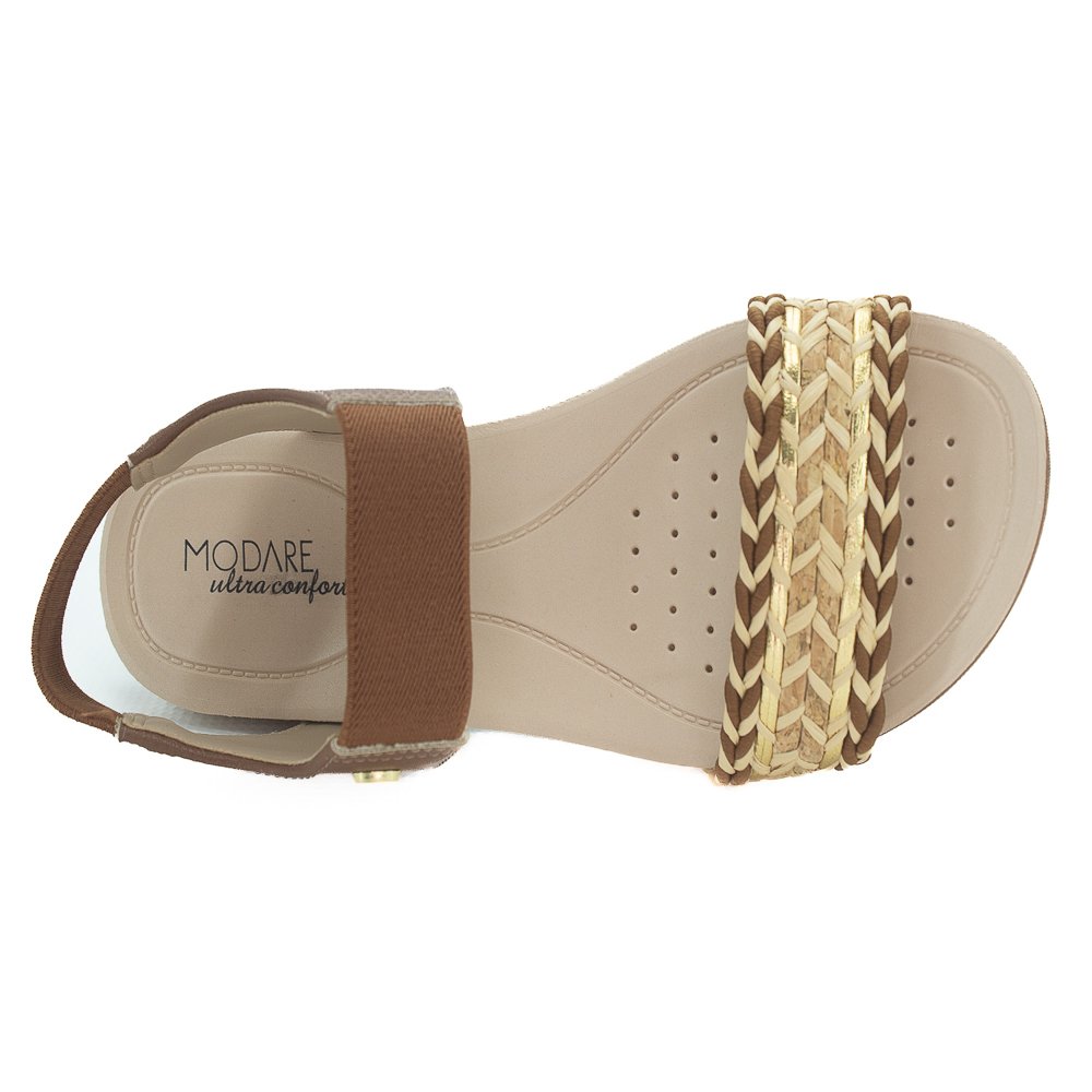 Sandália Feminina Modare 7125.241 - Marrom Marrom 5