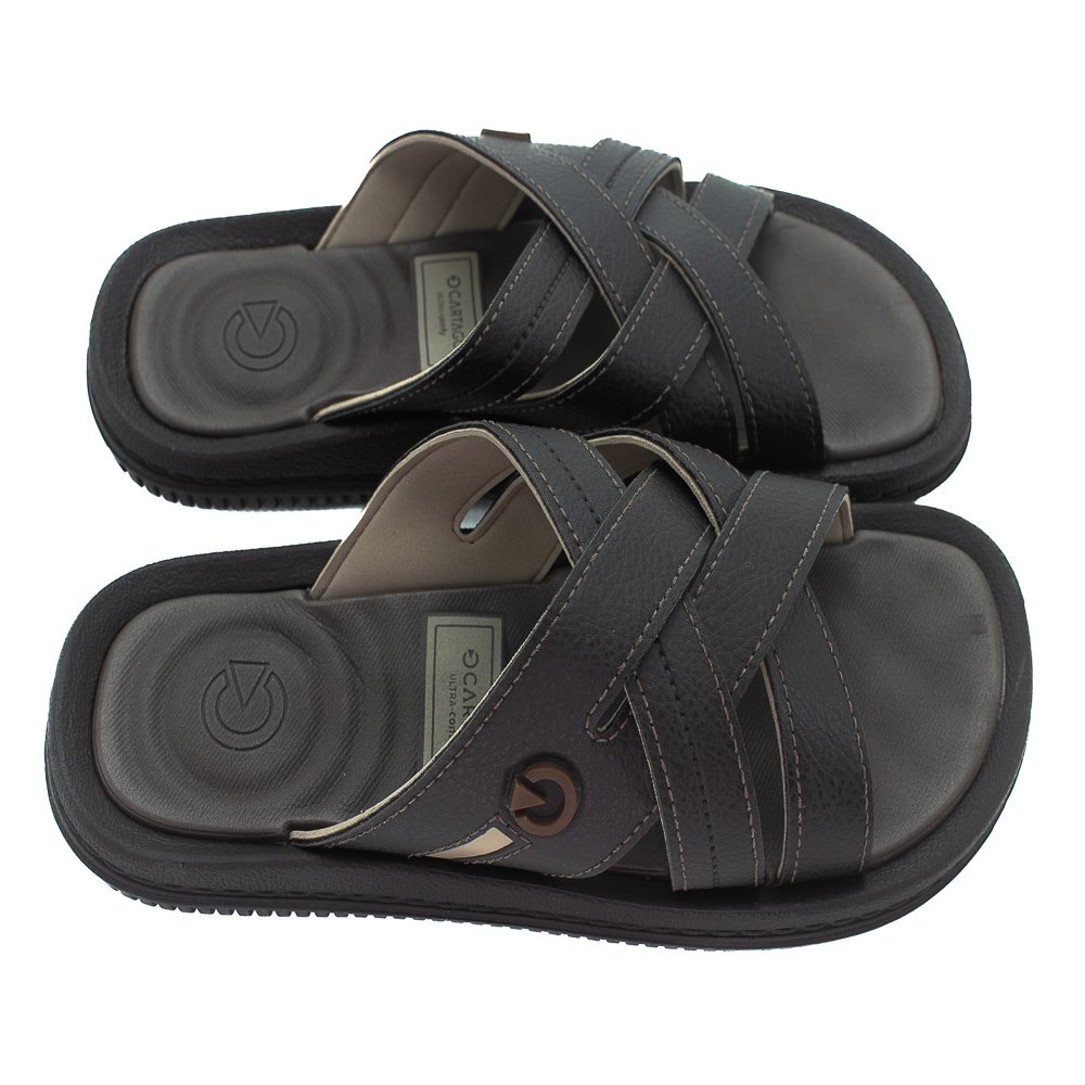 Chinelo Masculino Cartago Fiji II - Marrom Marrom 2
