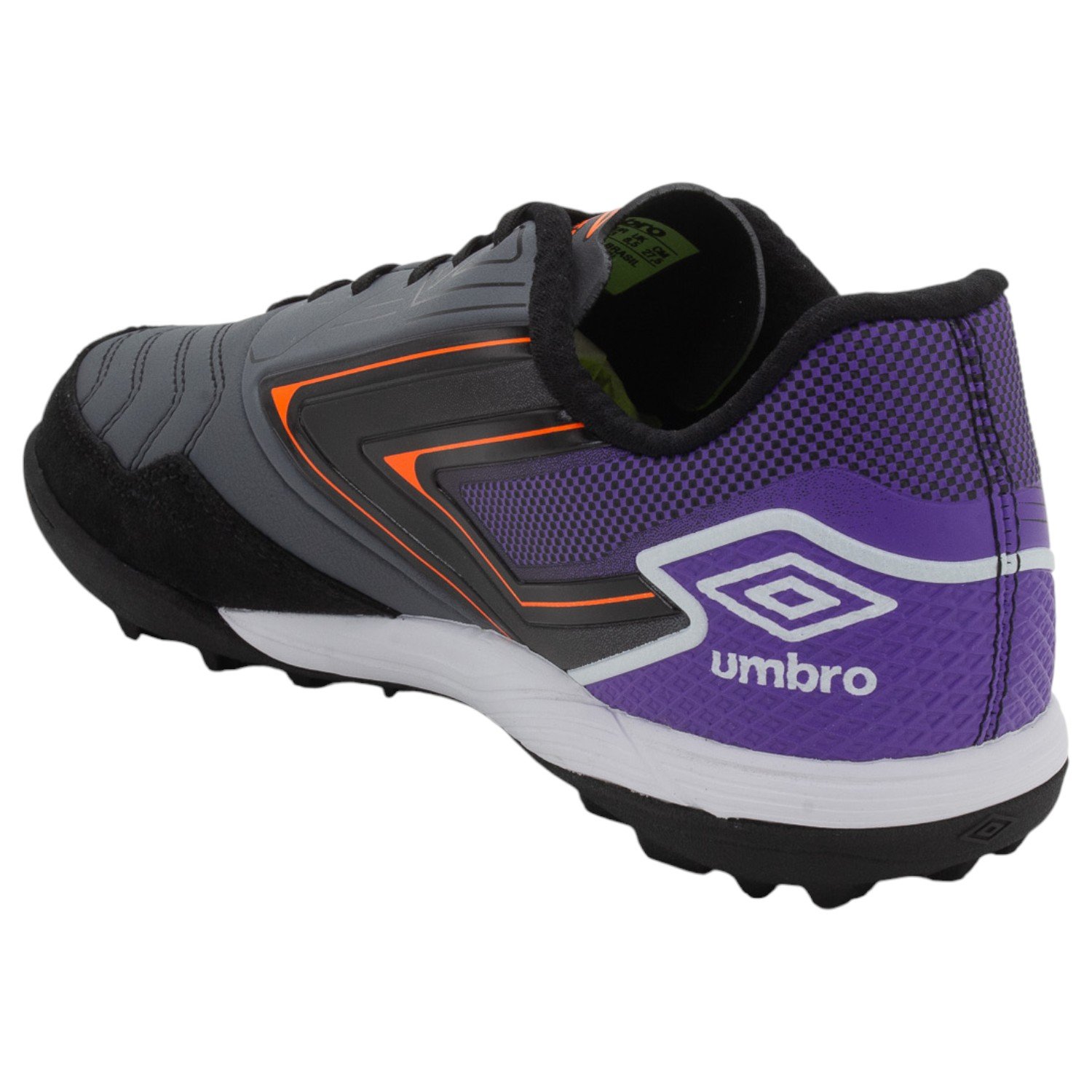 Chuteira Society Masculina Umbro Pro 5 Bump Club - Cinza Cinza 3
