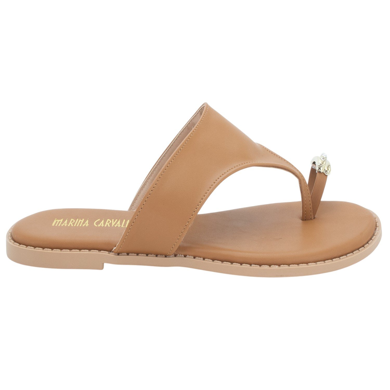 Rasteira Feminina Marina Carvalho 1718 - Marrom