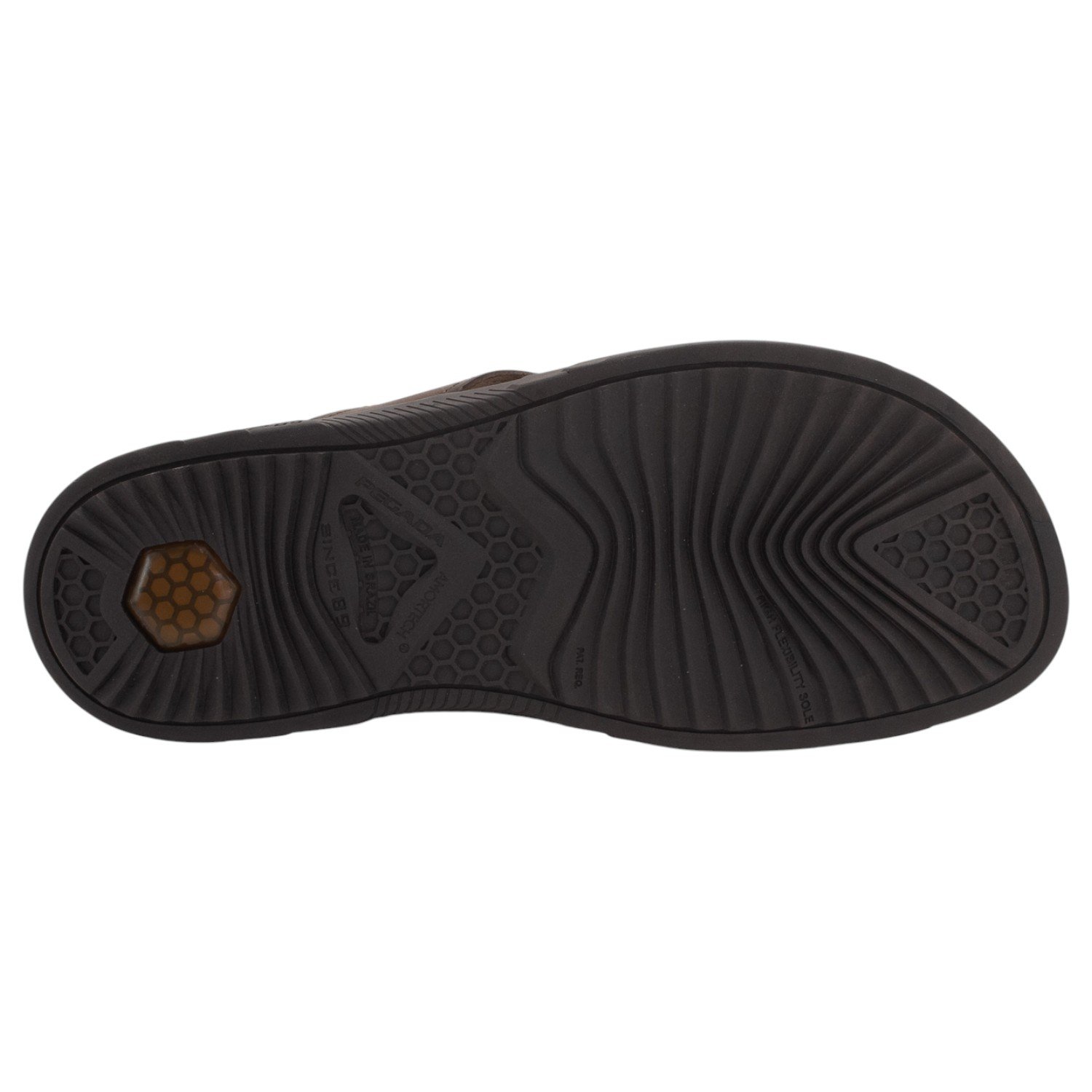 Chinelo Masculino Pegada 533301-01 - Marrom Marrom 4
