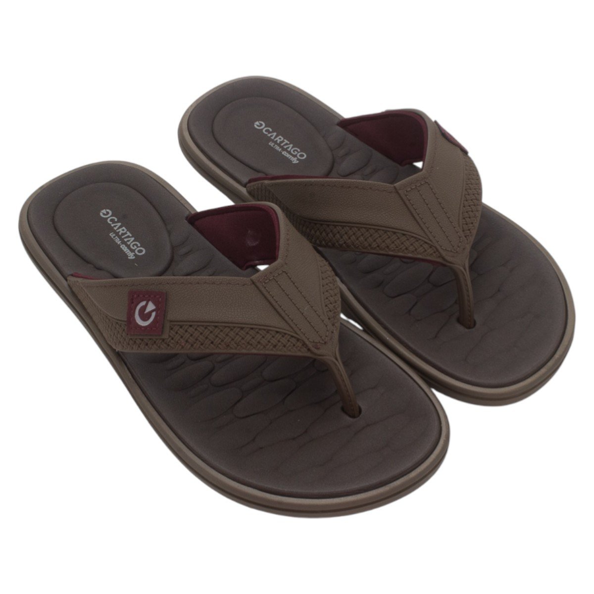 Chinelo Masculino Cartago Malta VII - Marrom