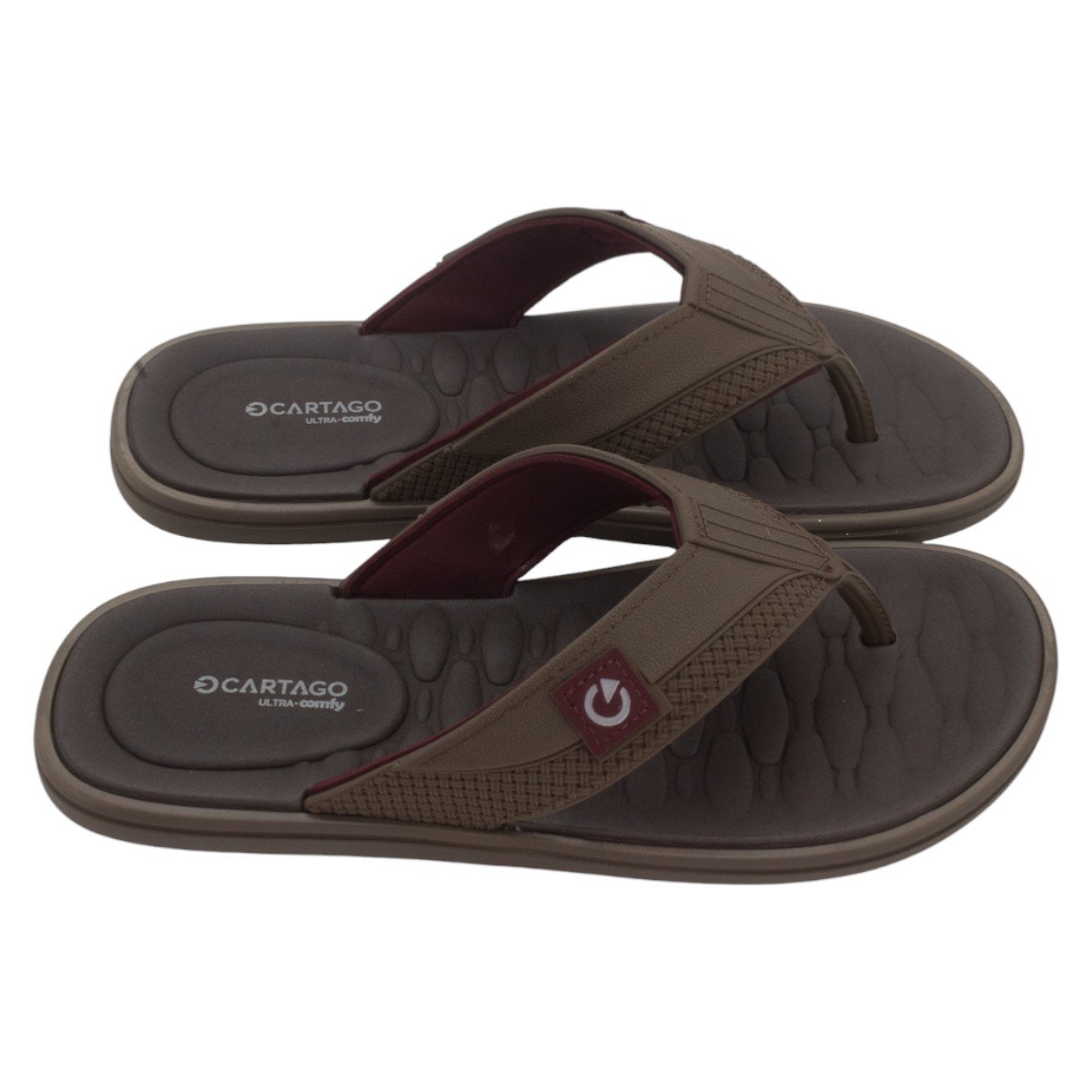 Chinelo Masculino Cartago Malta VII - Marrom Marrom 2