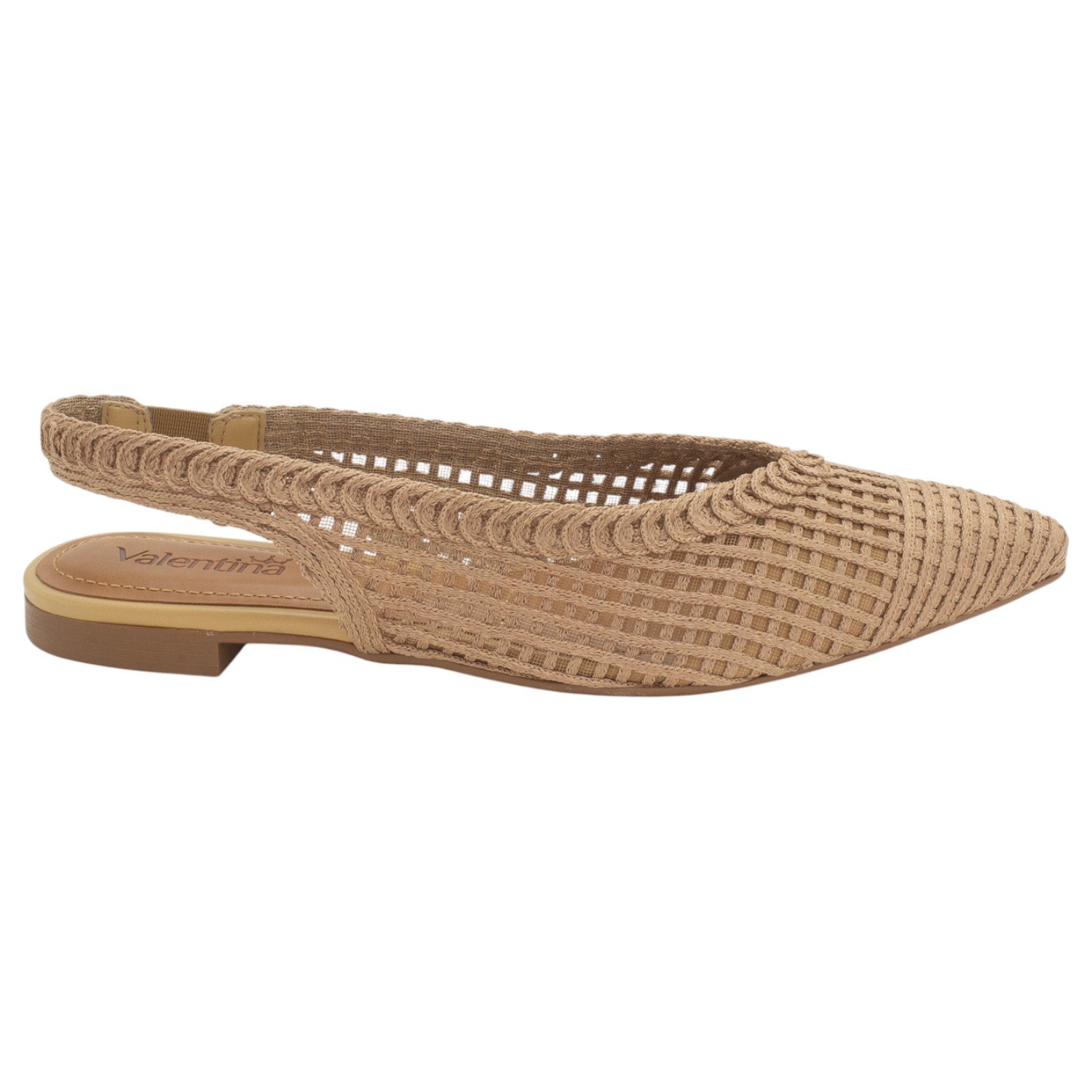 Sapatilha Feminina Valentina Slingback 373252 - Bege