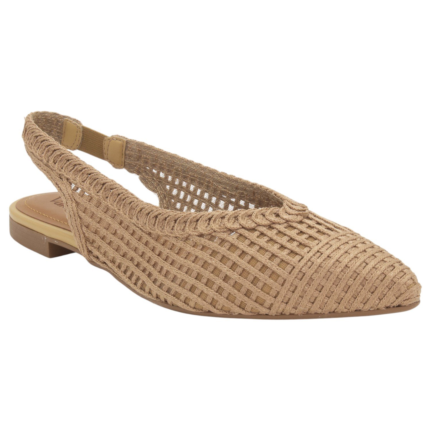 Sapatilha Feminina Valentina Slingback 373252 - Bege Bege 2