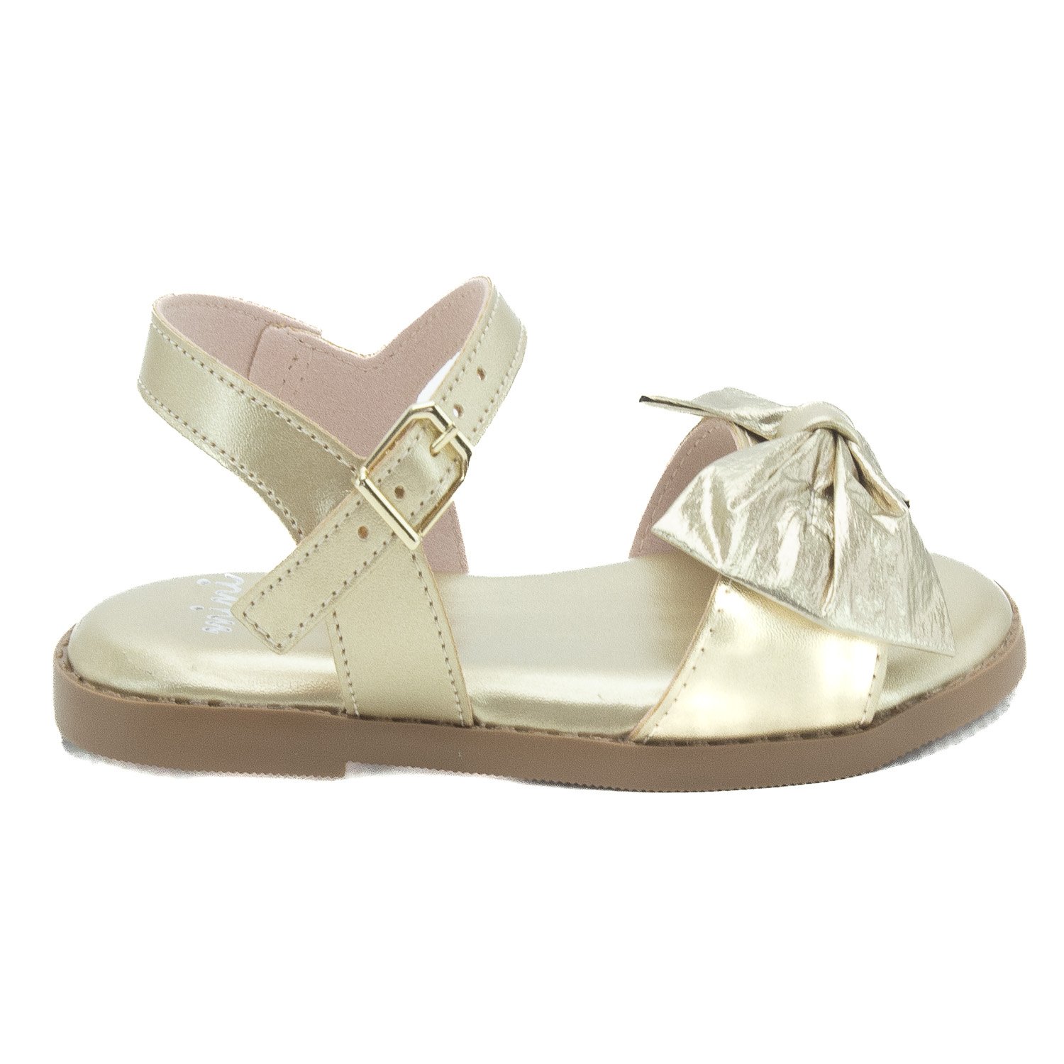 Sandália Infantil Menina Mini Sua Cia 7067.00715 - Dourado