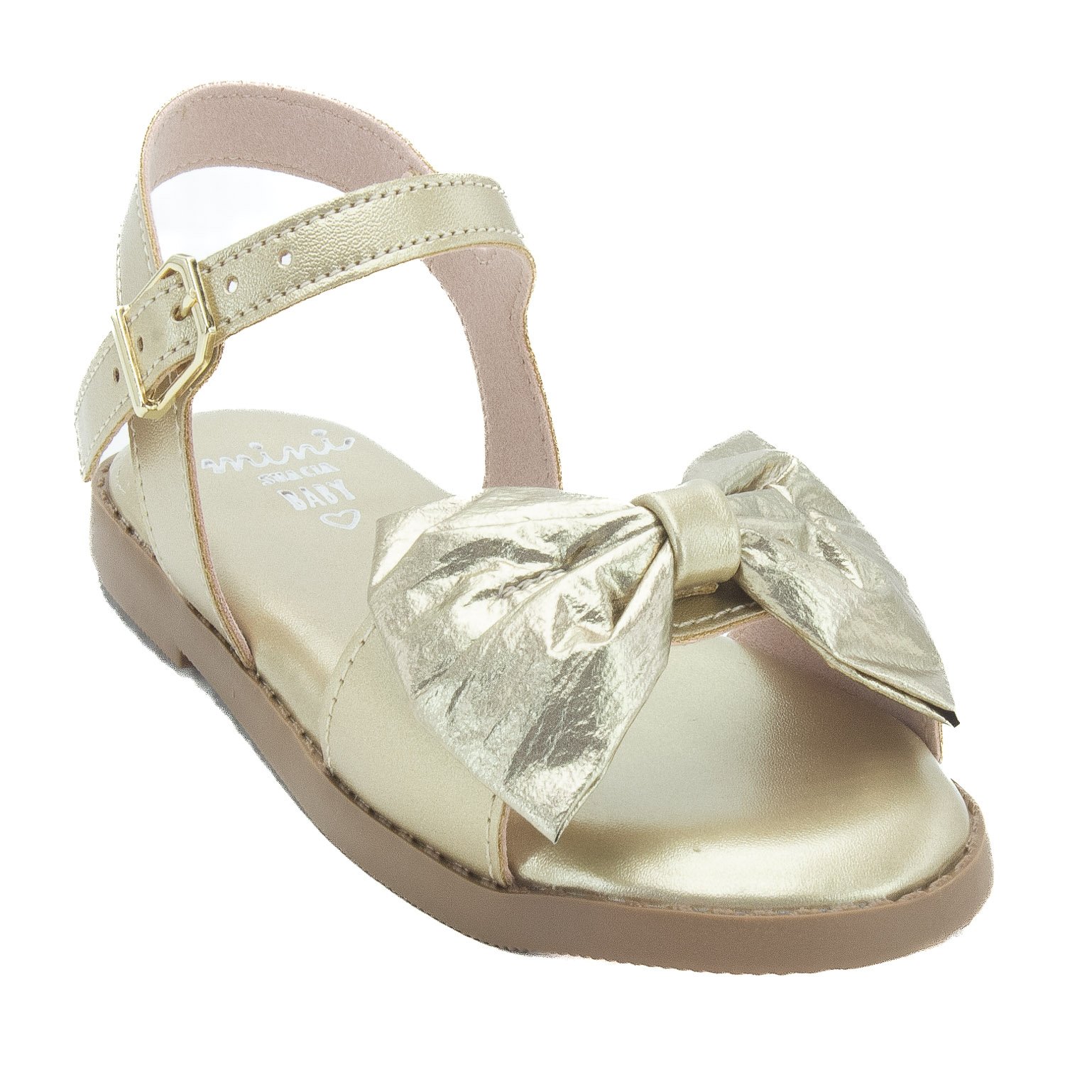 Sandália Infantil Menina Mini Sua Cia 7067.00715 - Dourado Dourado 2