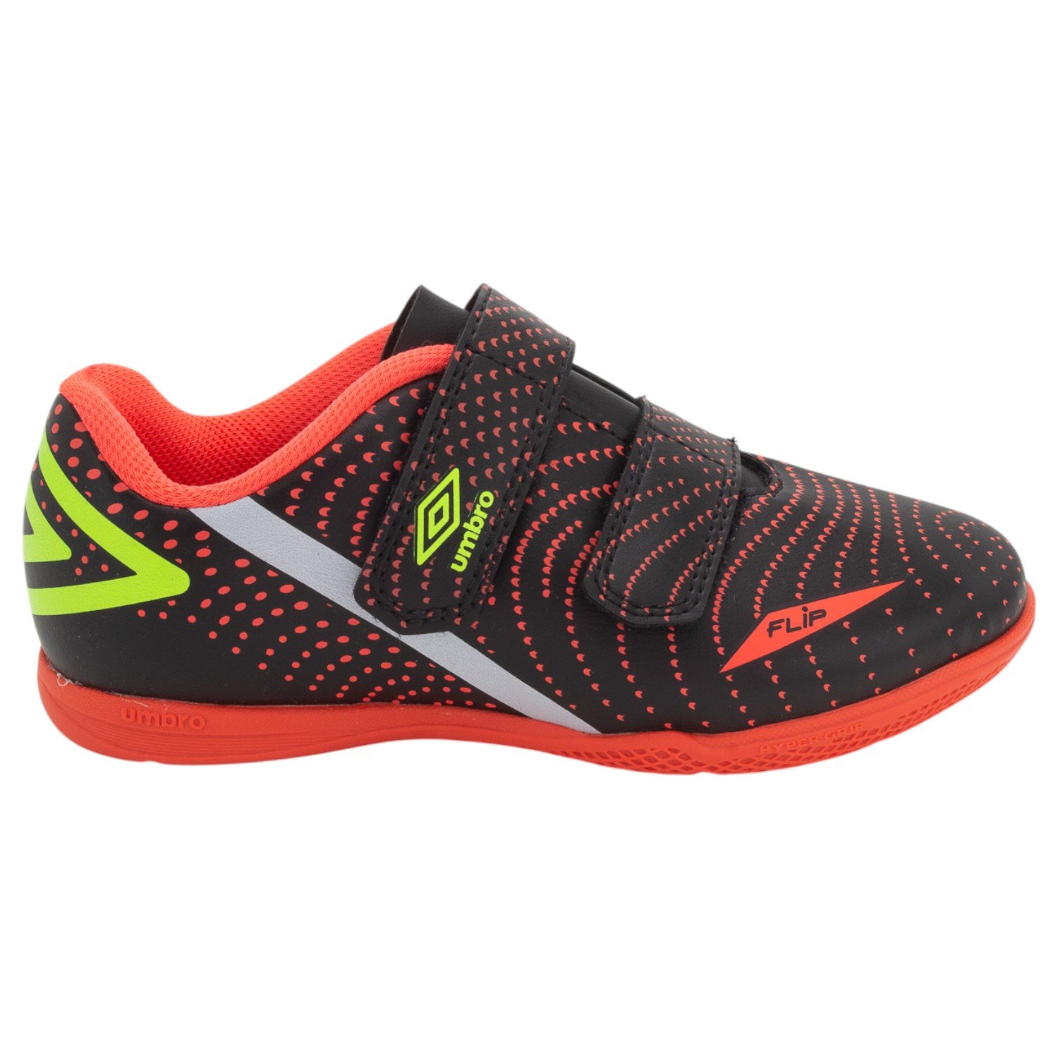 Chuteira Futsal Infantil Menino Umbro Flip Kids - Preto