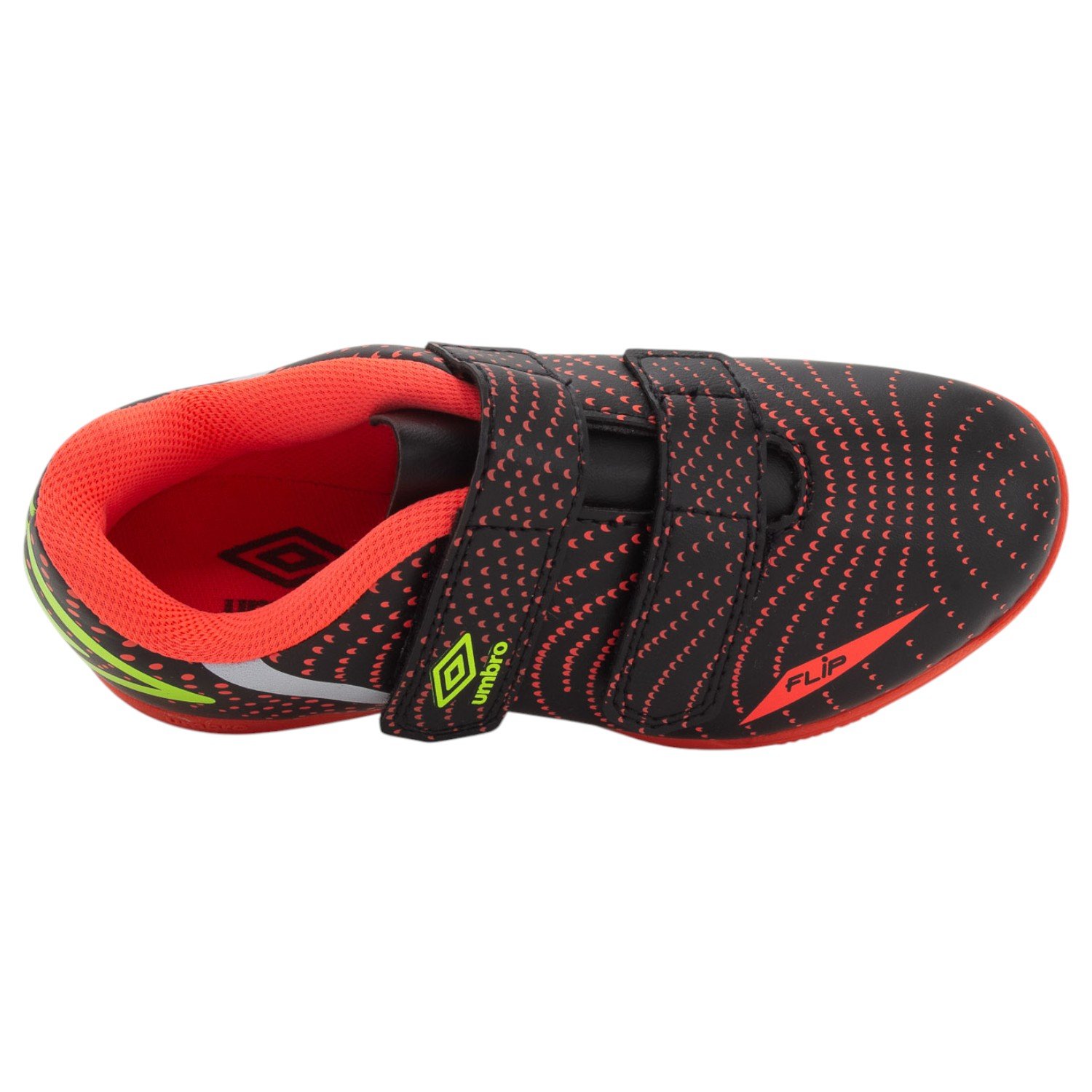 Chuteira Futsal Infantil Menino Umbro Flip Kids - Preto Preto 5