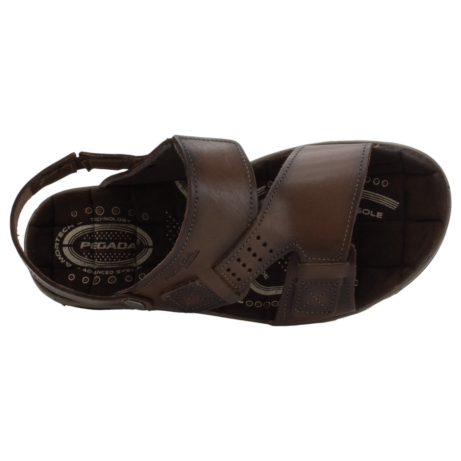 Sandália Masculina Pegada 131662-02 - Marrom Marrom 5