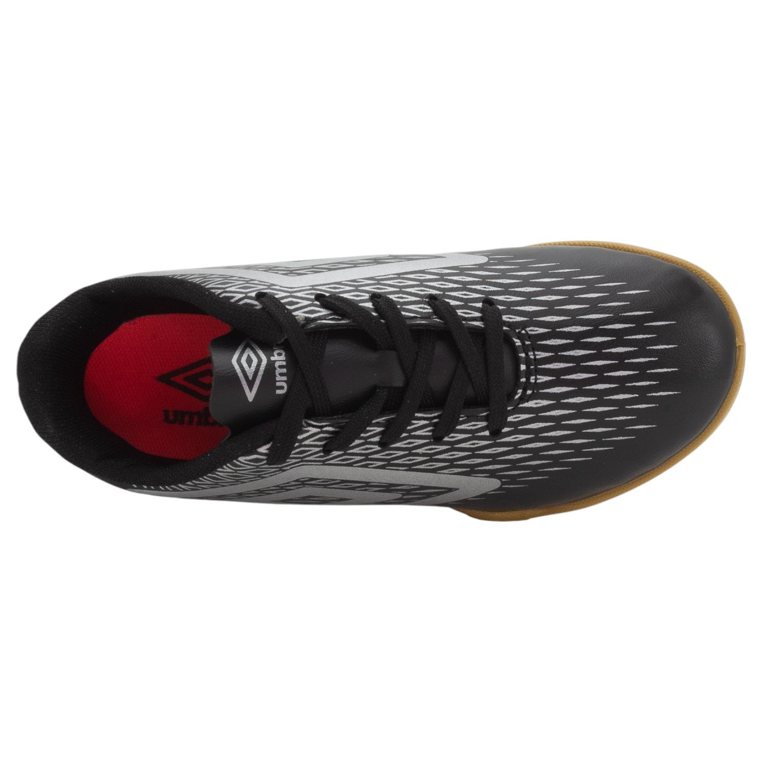 Chuteira Futsal Infantil Menino Umbro X-Diamond JR - Preto Preto 5