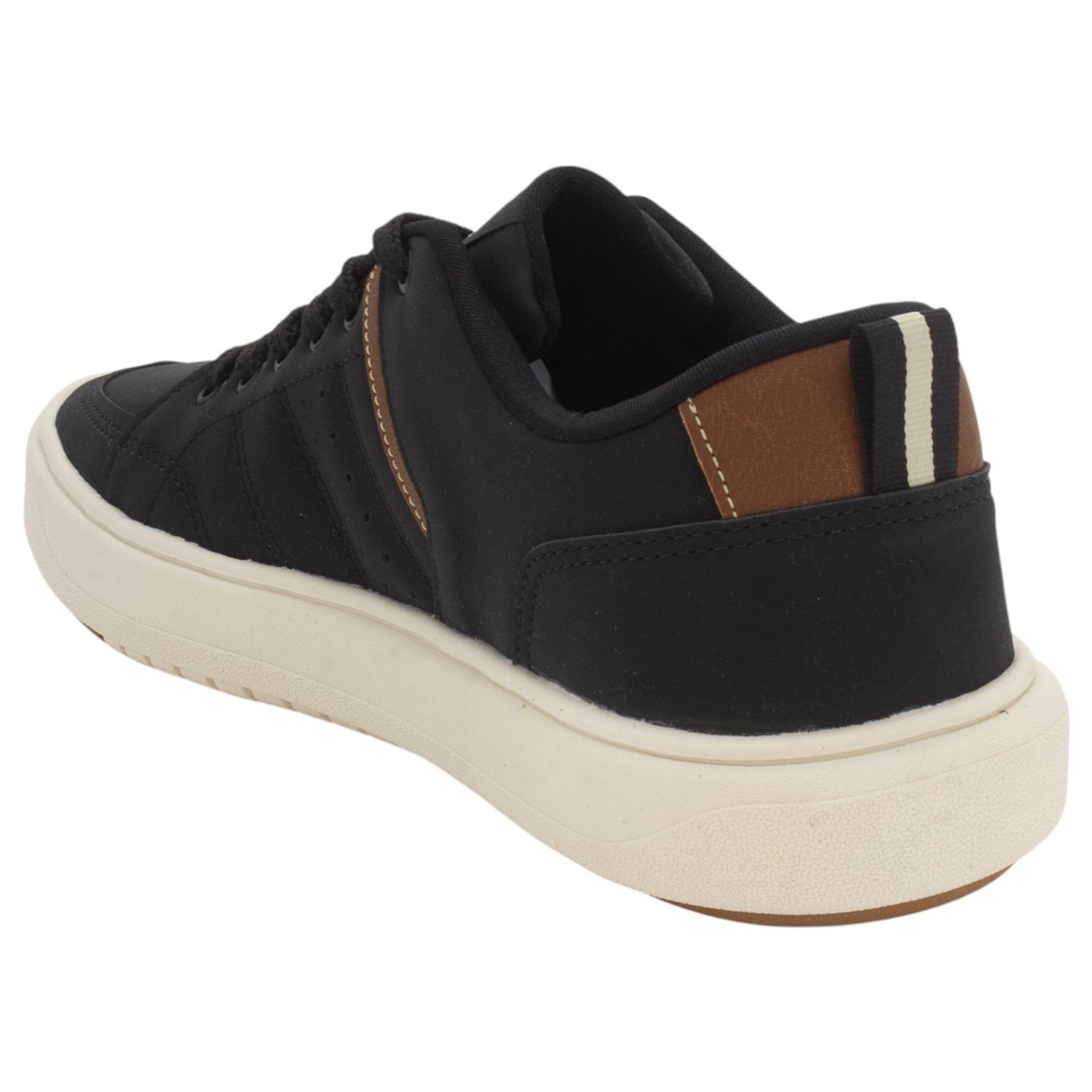 Sapatênis Masculino Ollie Monaco 2 - Preto Preto 3