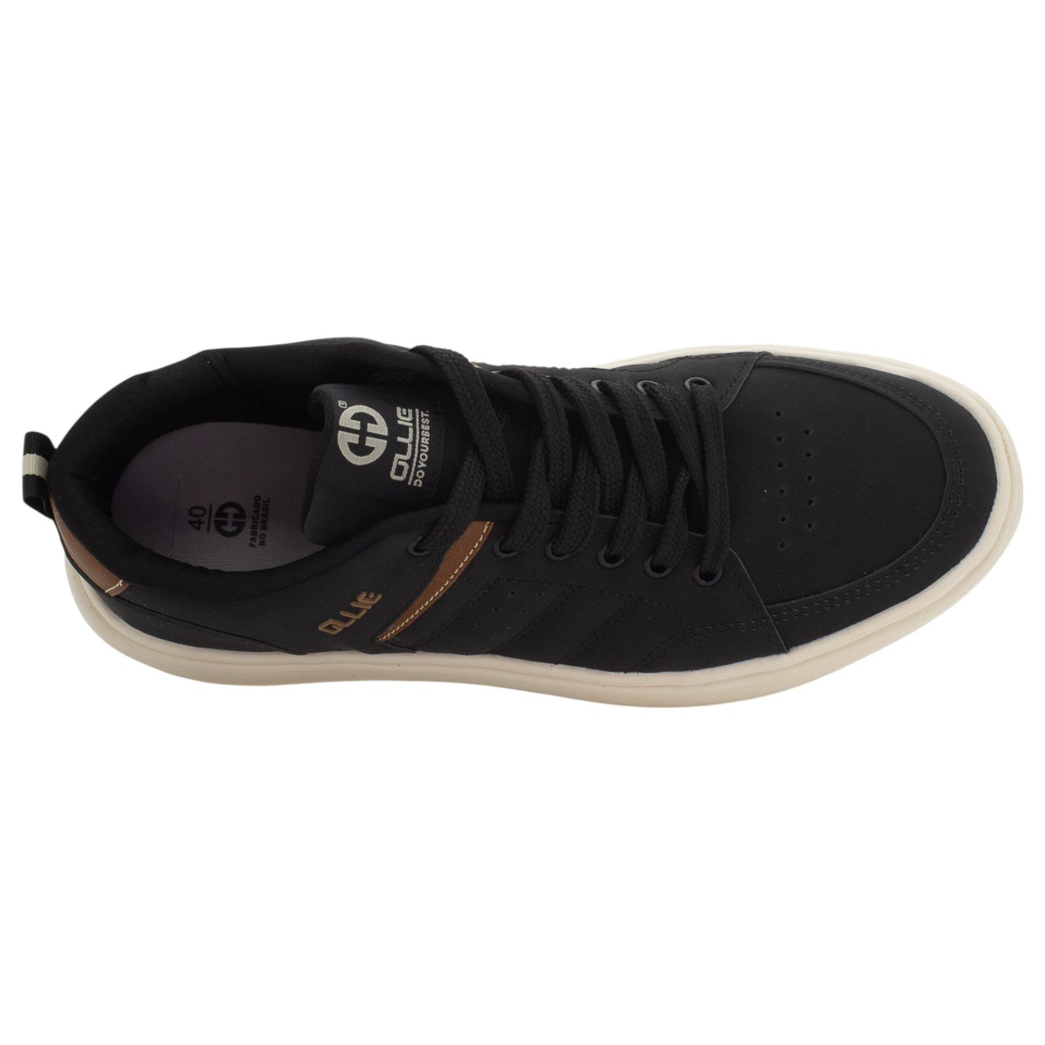 Sapatênis Masculino Ollie Monaco 2 - Preto Preto 5