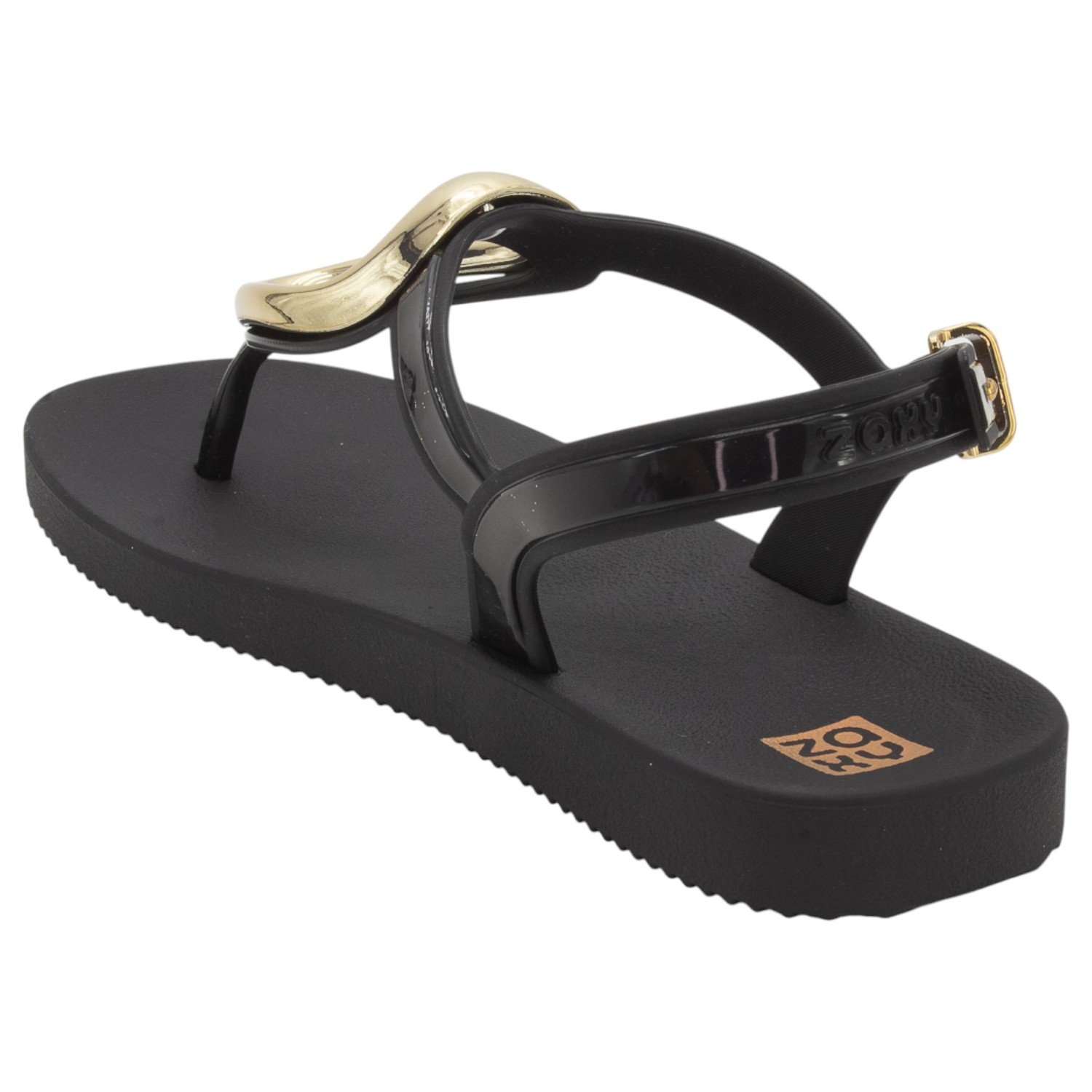 Sandália Feminina Zaxy Fancy - Preto Preto 3