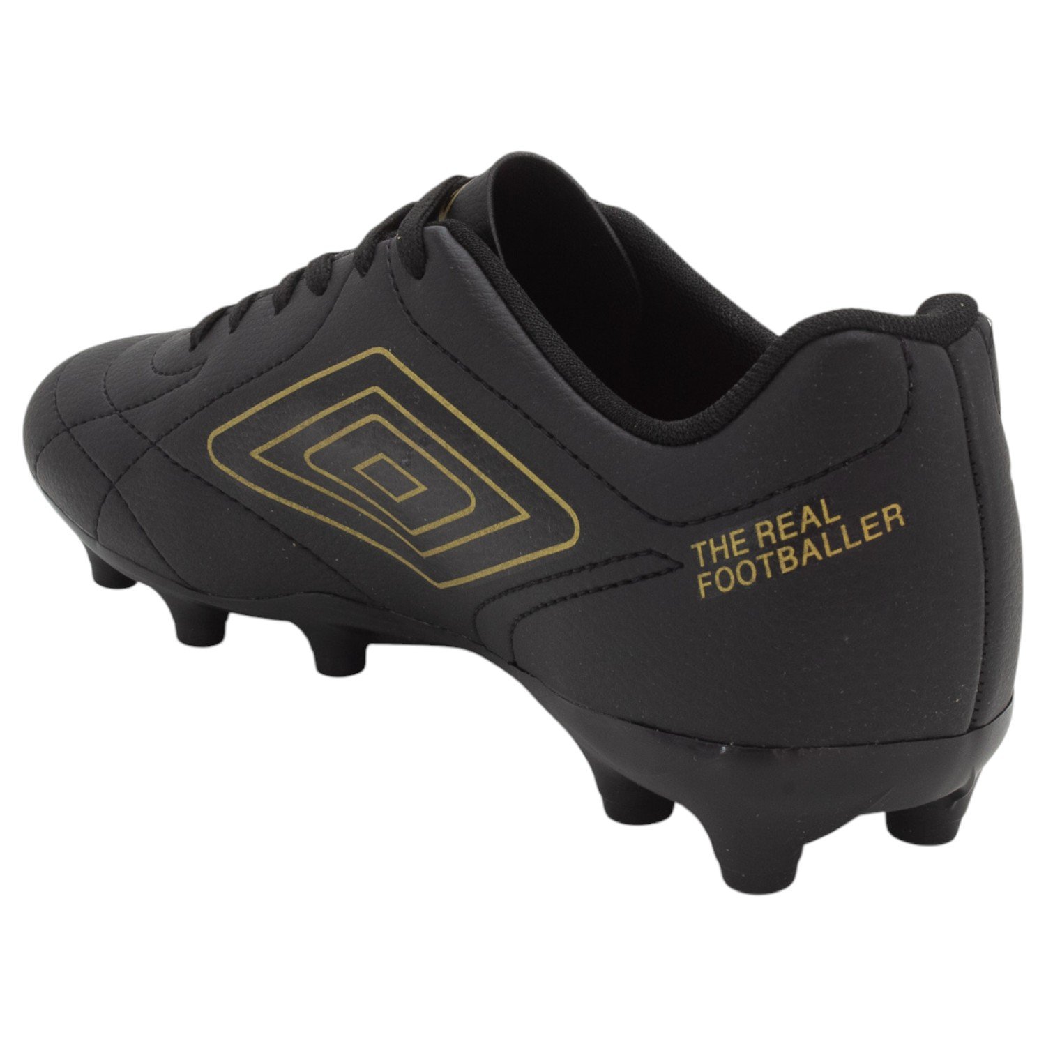 Chuteira Campo Masculina Umbro Class Footballer - Preto Preto 3
