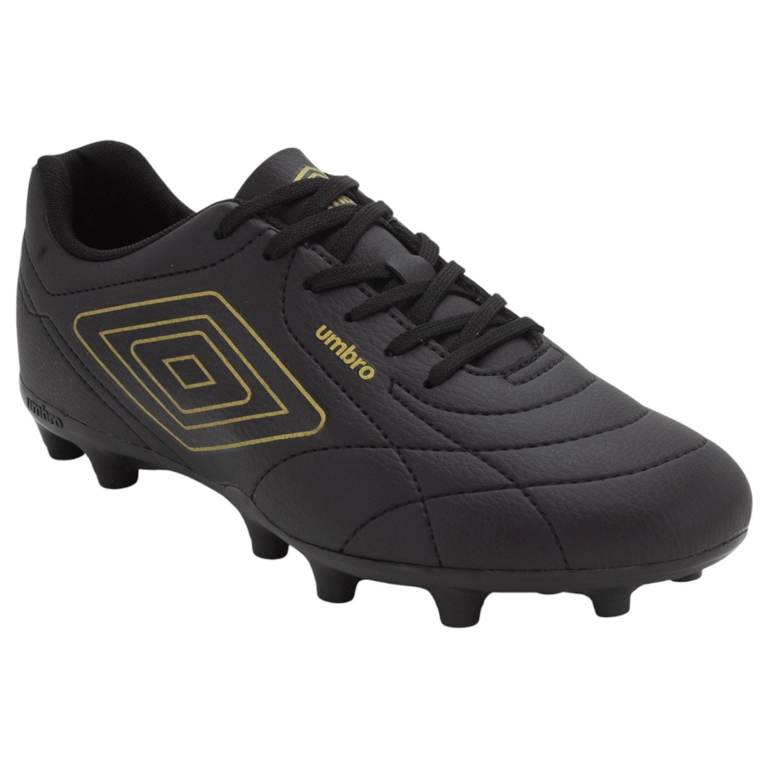 Chuteira Campo Masculina Umbro Class Footballer - Preto Preto 2