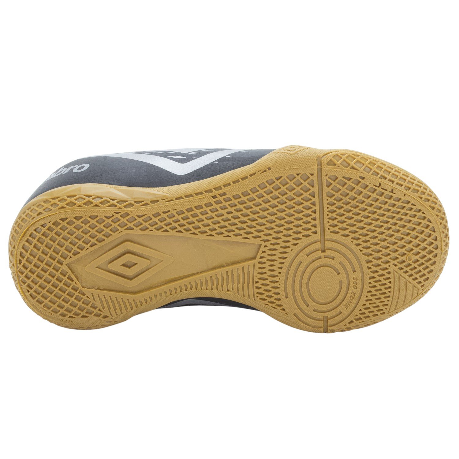 Chuteira Futsal Masculina Umbro X-Diamond - Preto Preto 4