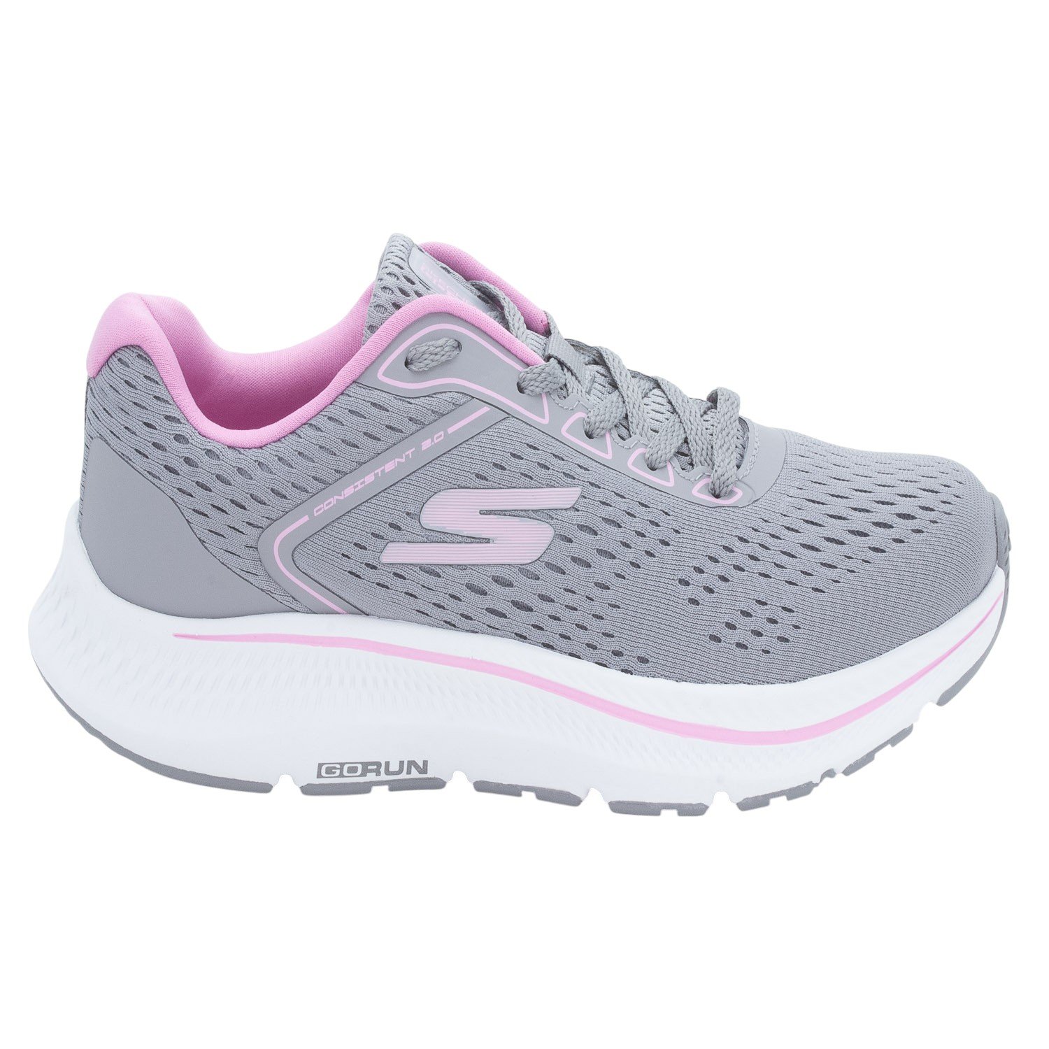 Tênis Feminino Skechers Go Run Consistent 2.0 - Cinza