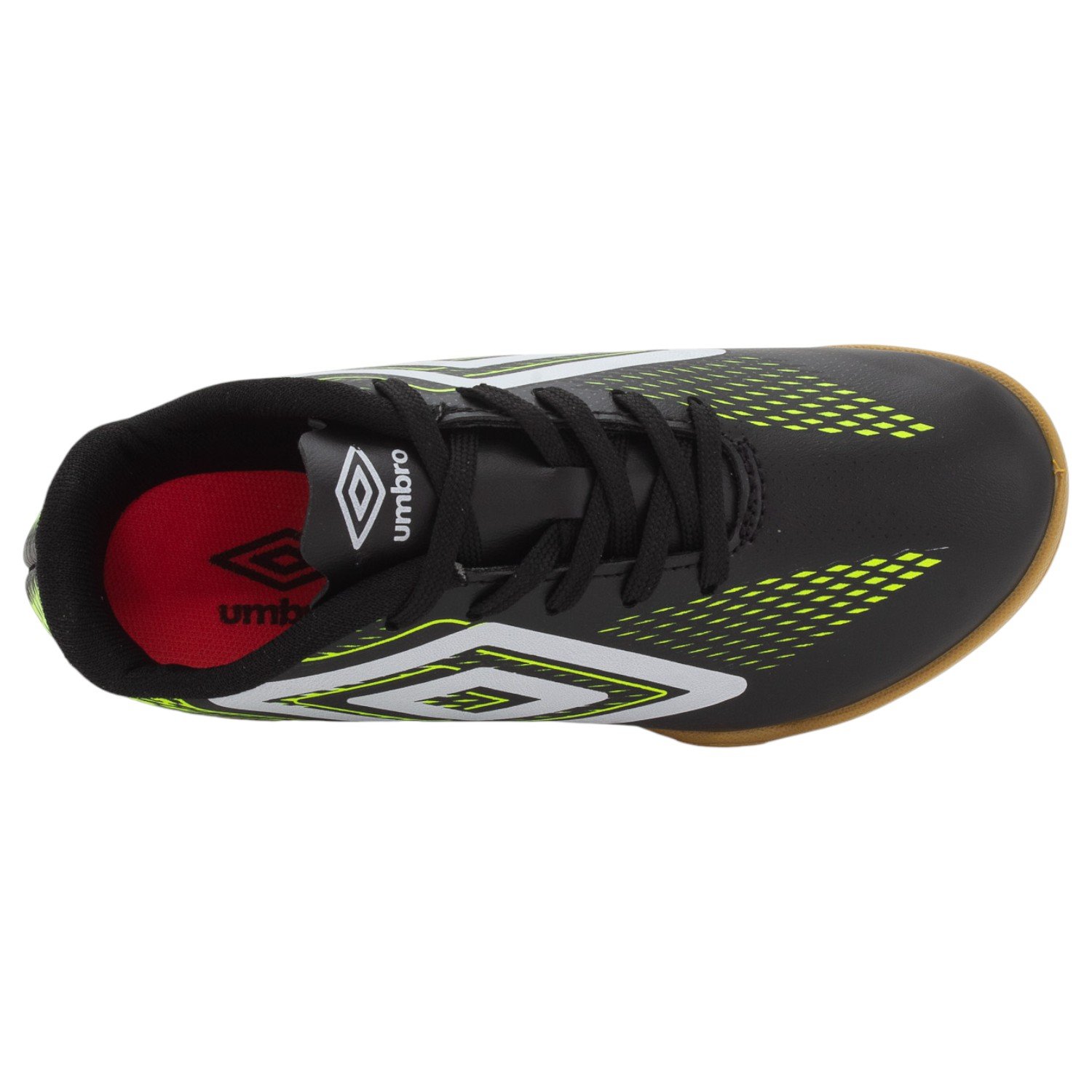 Chuteira Futsal Infantil Menino Umbro Fast II JR - Preto Preto 5