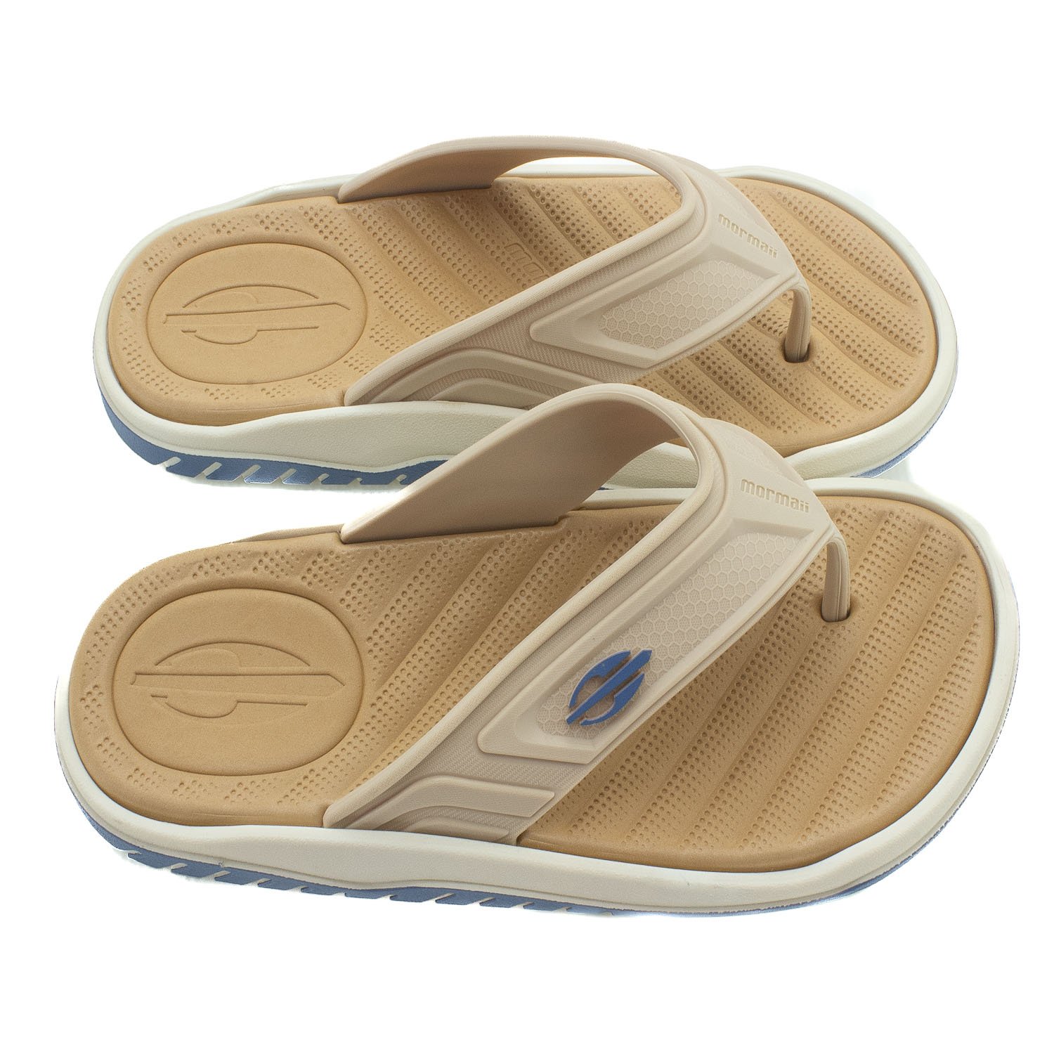 Chinelo Masculino Mormaii Balian - Bege Bege 2