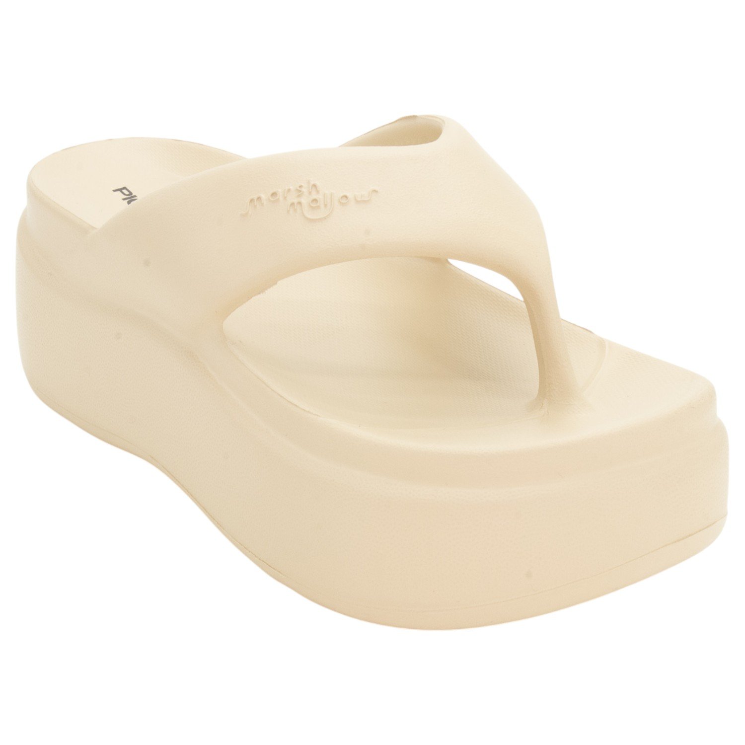 Chinelo Feminino Piccadilly Marshmallow - Bege Bege 2