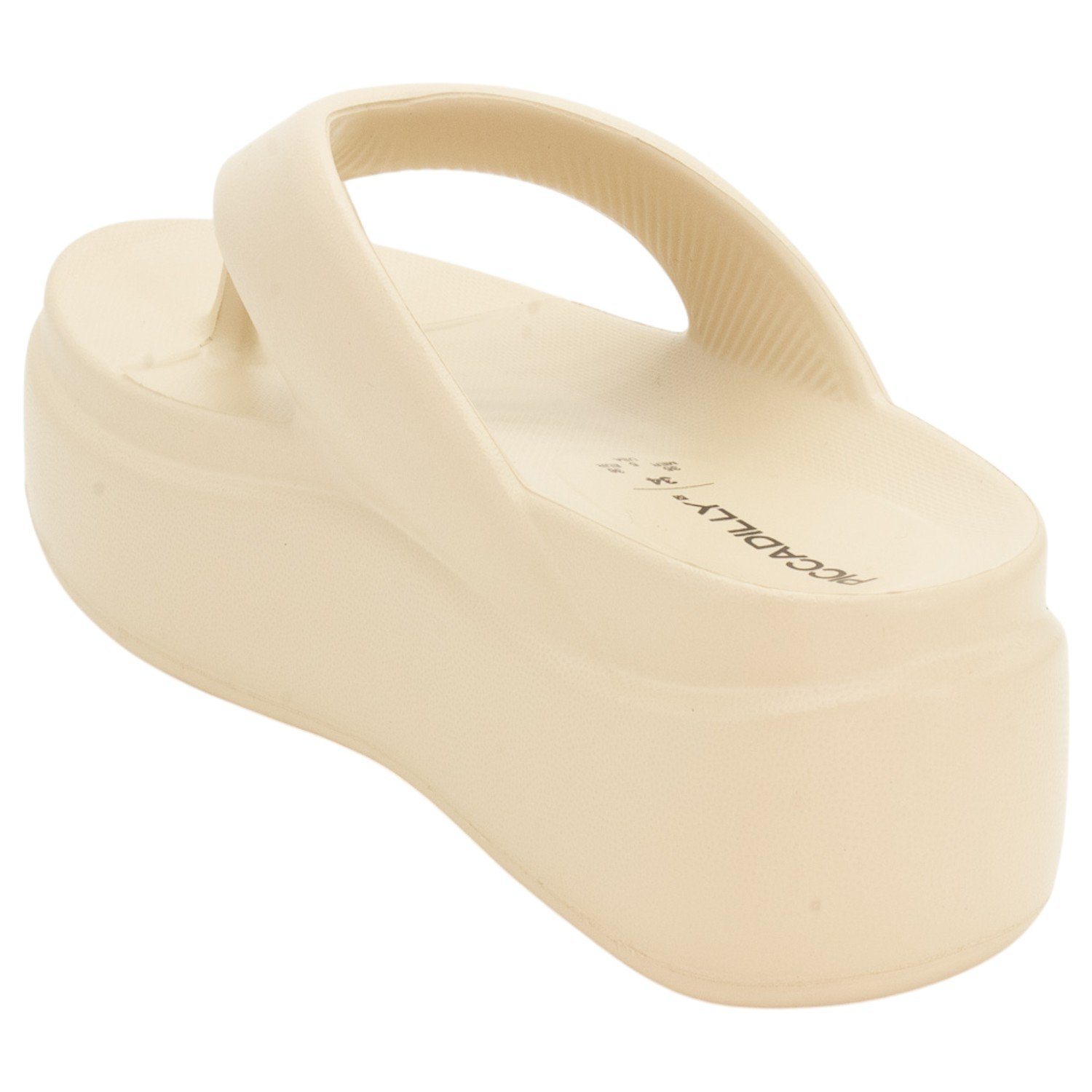 Chinelo Feminino Piccadilly Marshmallow - Bege Bege 3