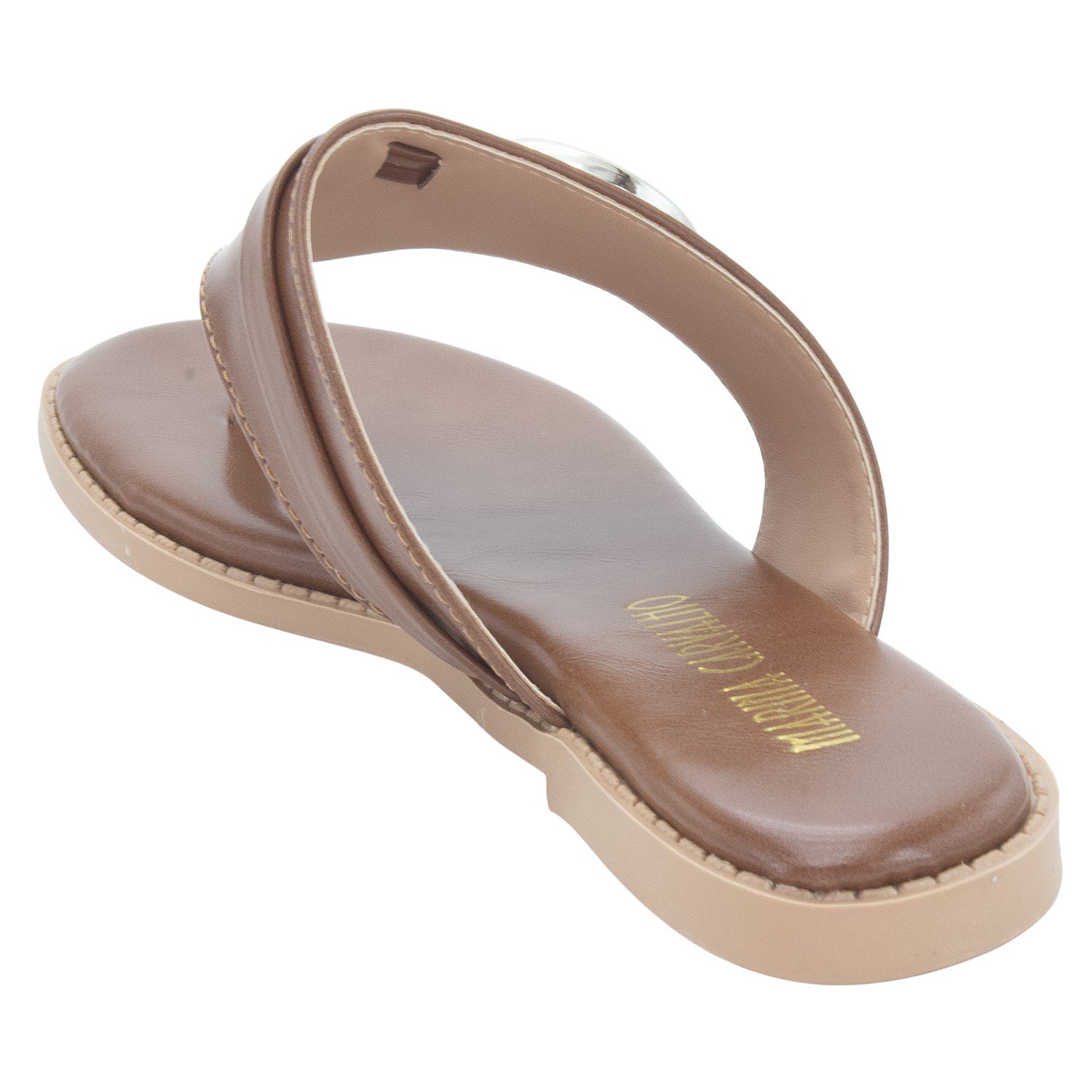 Rasteira Feminina Marina Carvalho 1733 - Marrom Marrom 3