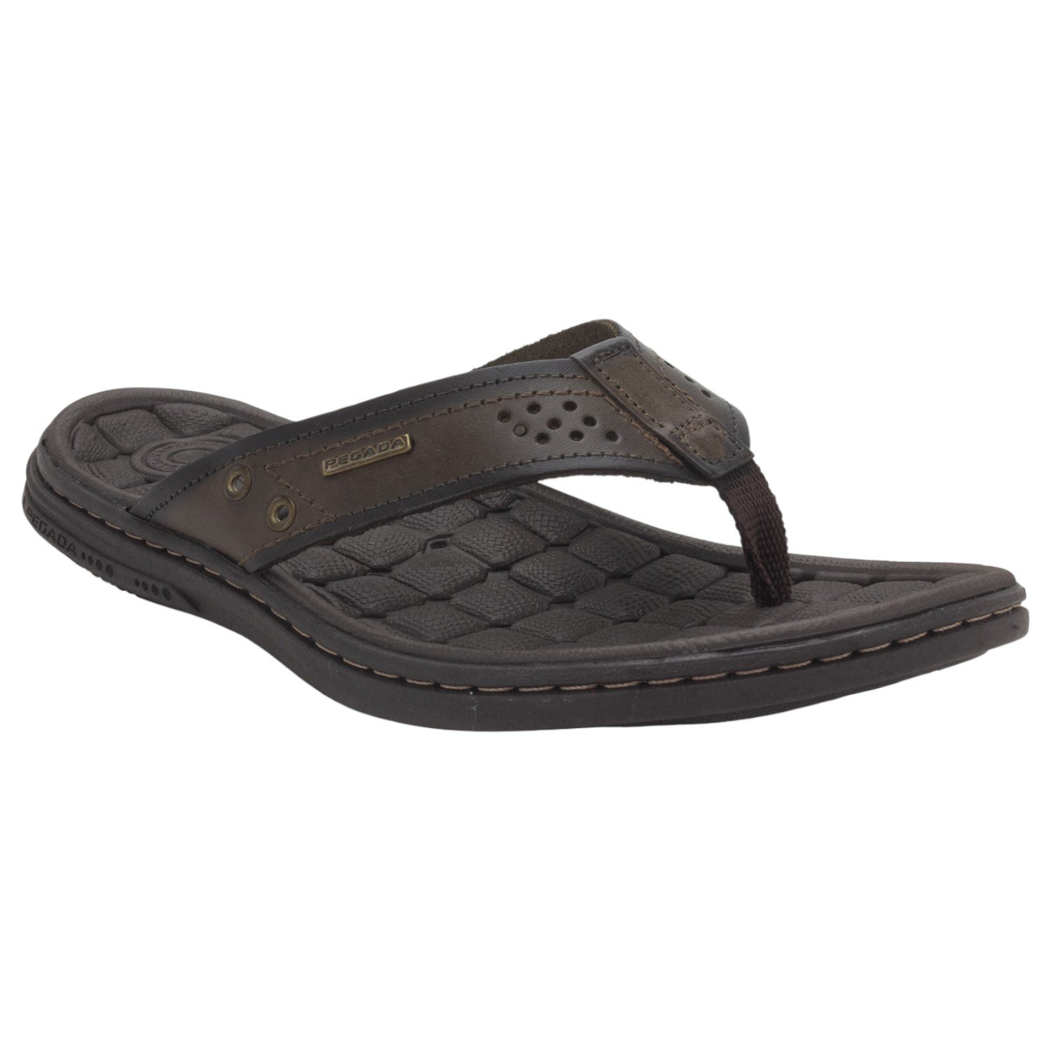 Chinelo Masculino Pegada 131221-02 - Marrom Marrom 2