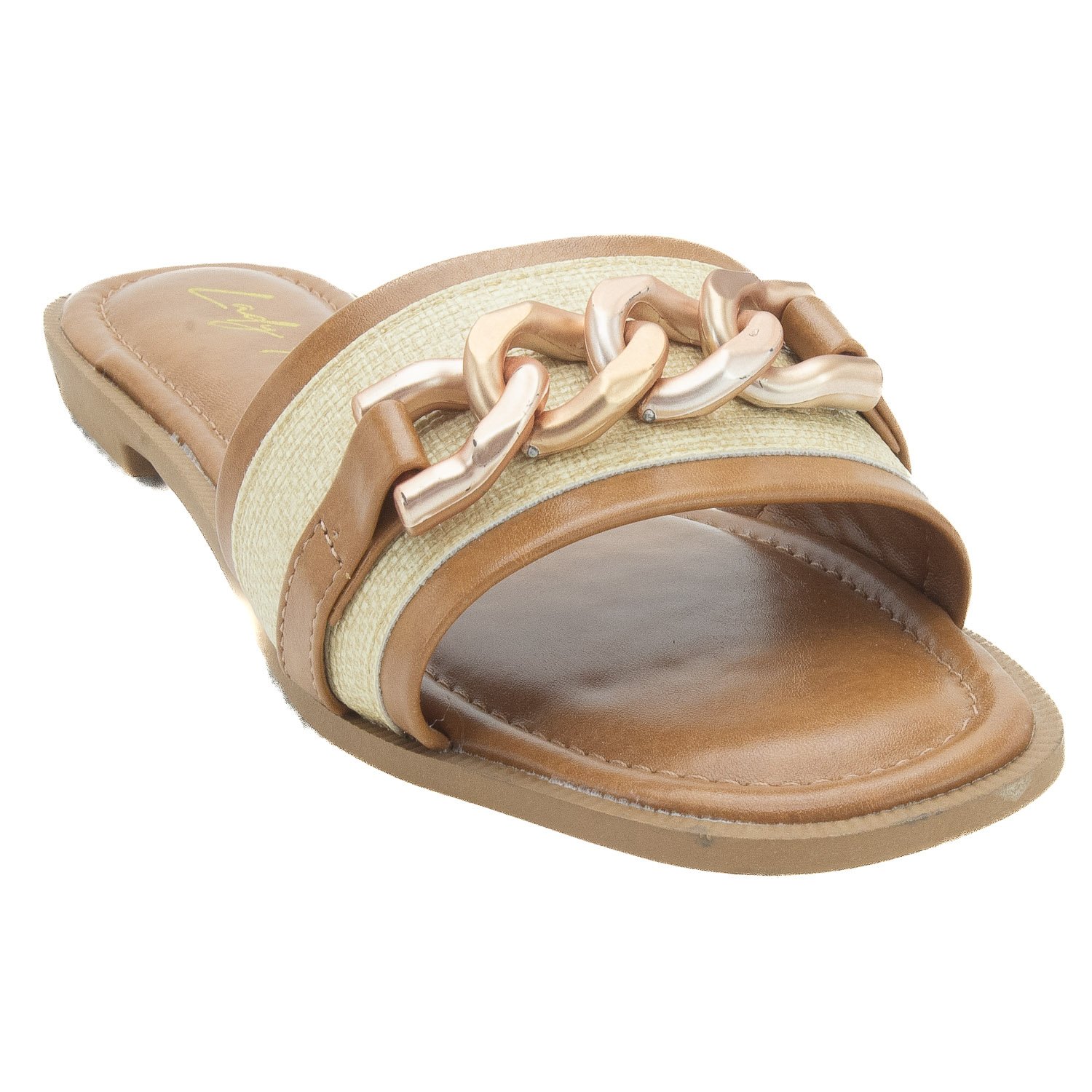 Rasteira Feminina Lady K PE2487 - Marrom Marrom 2