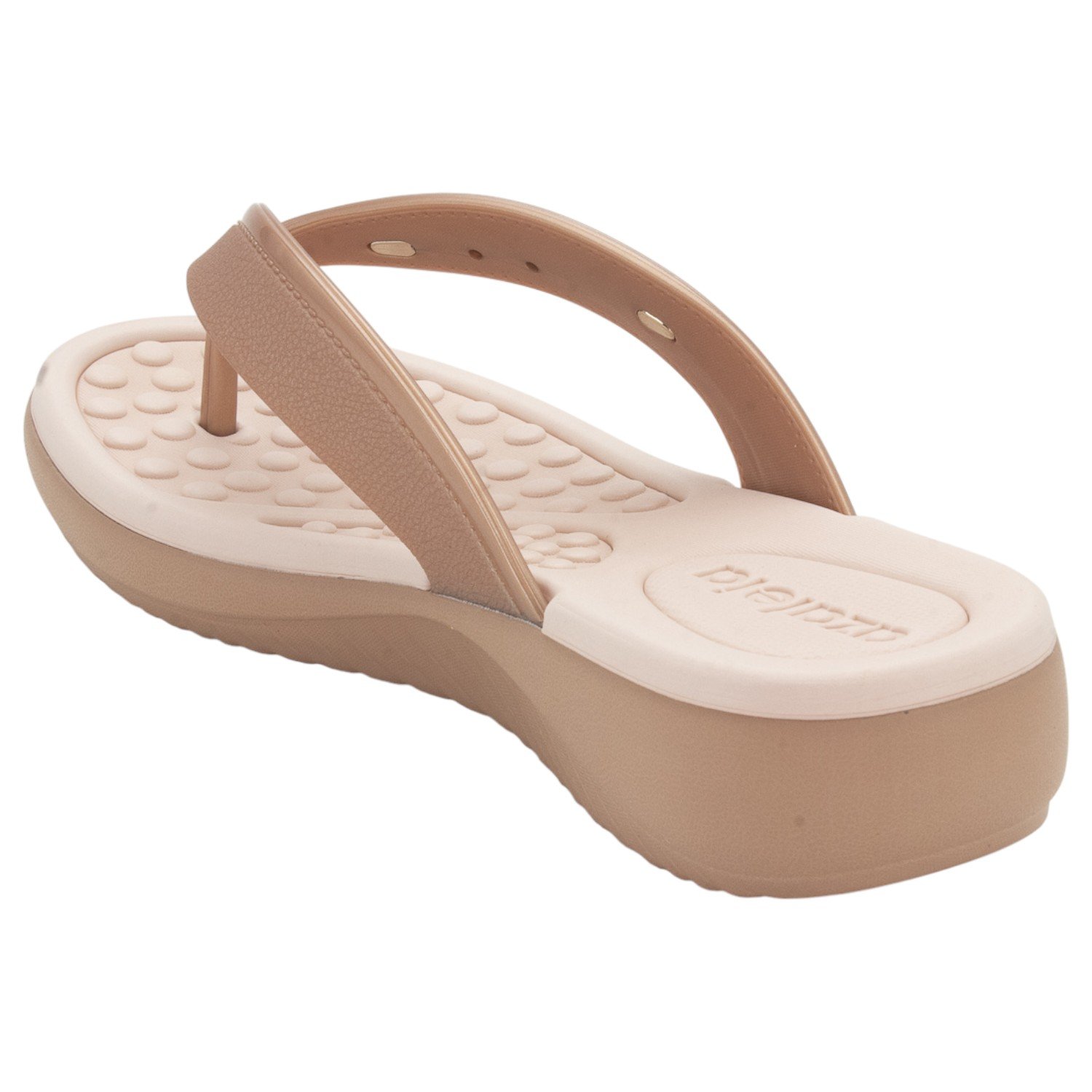 Tamanco Feminino Azaleia Cleo - Nude Marrom 3