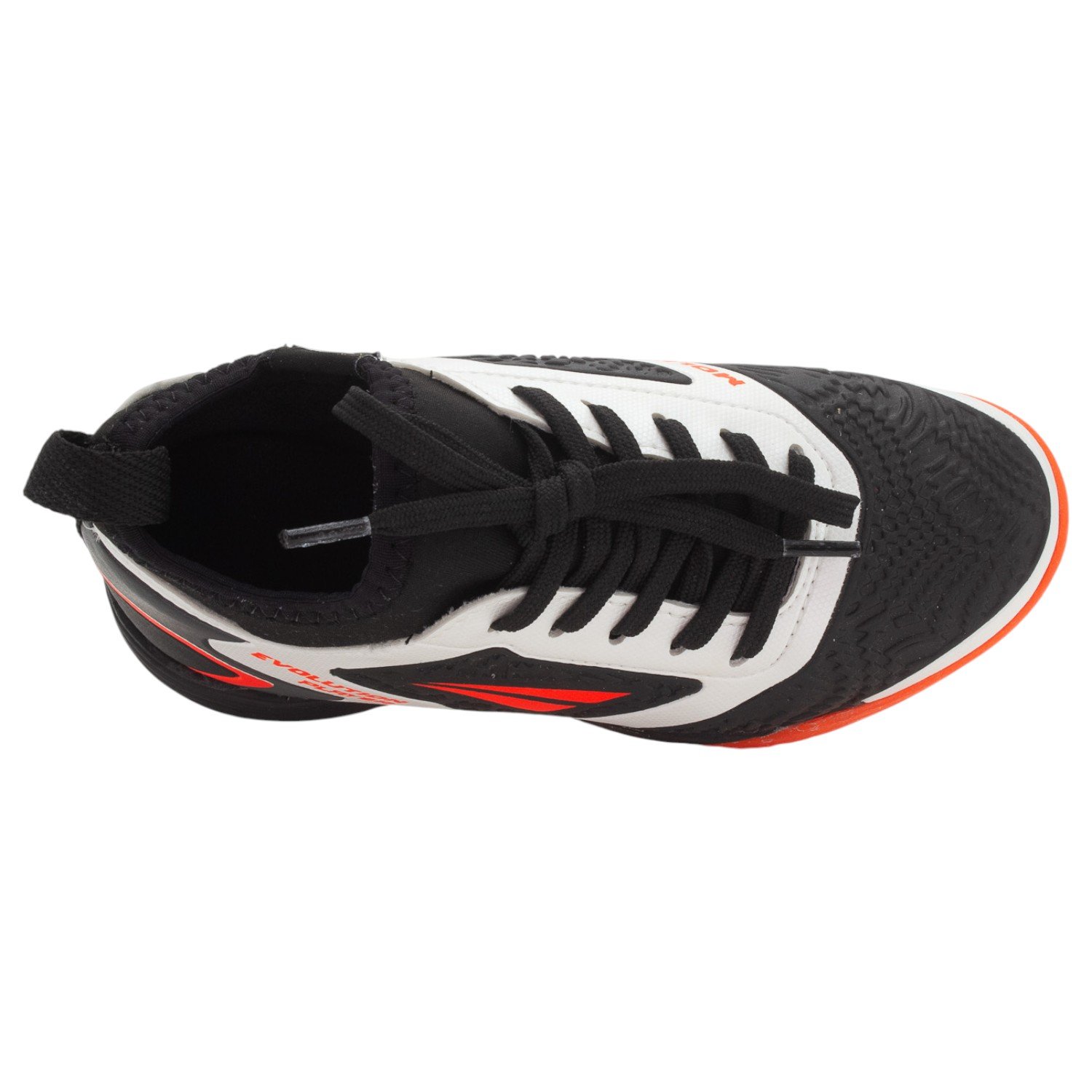 Chuteira Futsal Infantil Menino Penalty Evolution Player Y-1 - Branco Preto 5