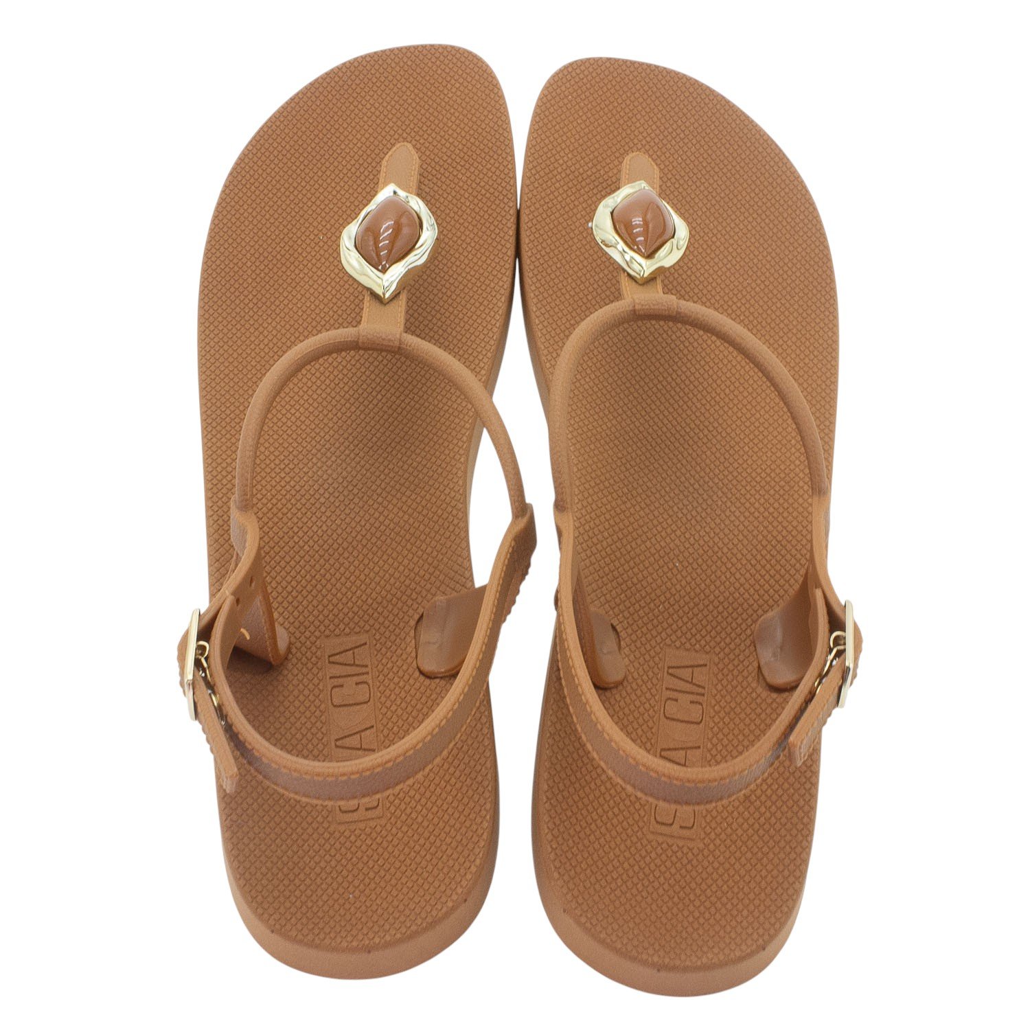 Sandália Feminina Sua Cia 8515.17030 - Marrom Marrom 3