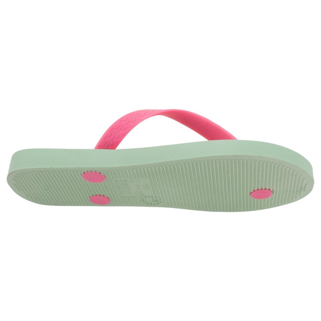 Chinelo Infantil Menina Ipanema Fantasia - Verde Rosa 4