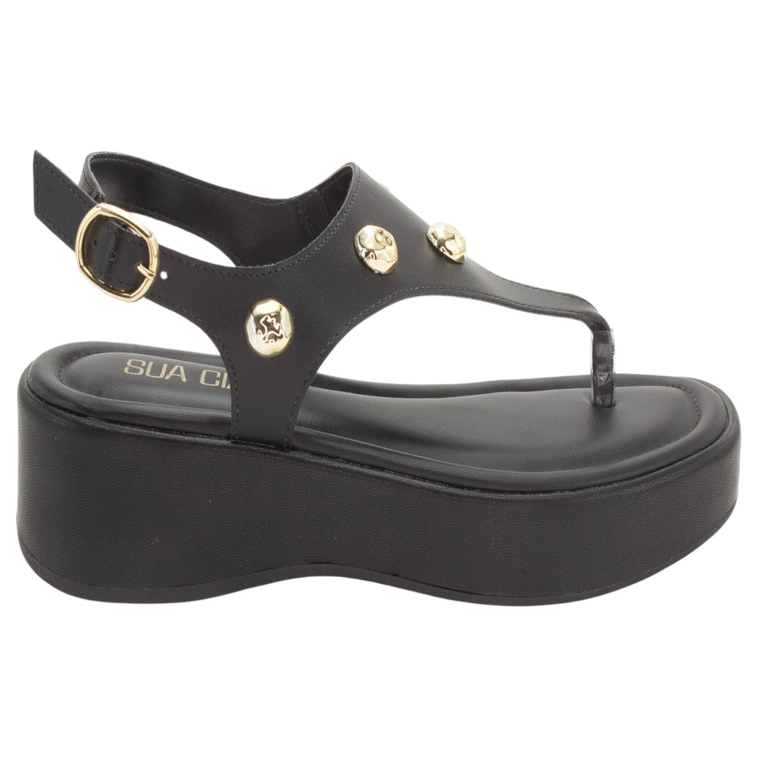 Sandália Feminina Sua Cia 8409.16233 - Preto
