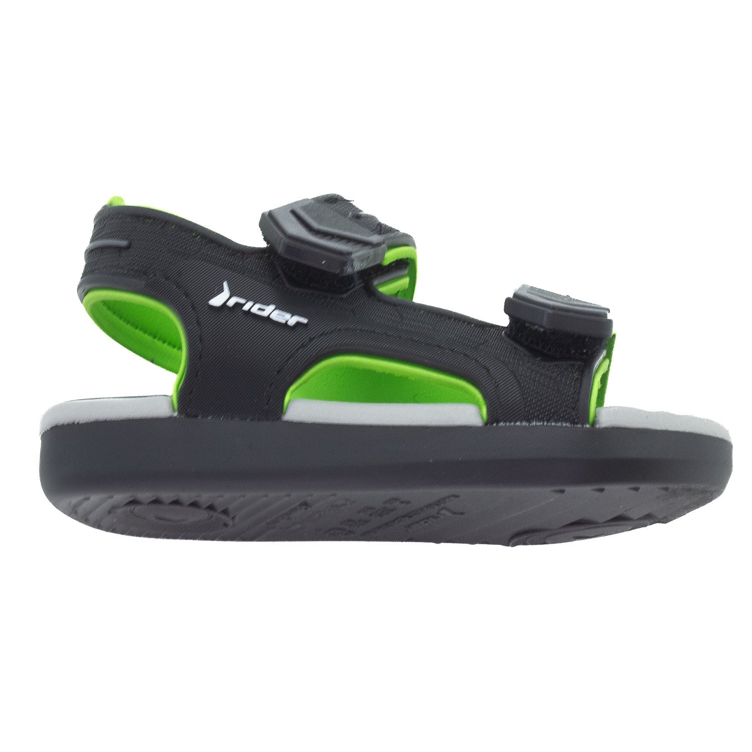 Sandália Infantil Menino Rider R Line Plus II - Preto Preto 4