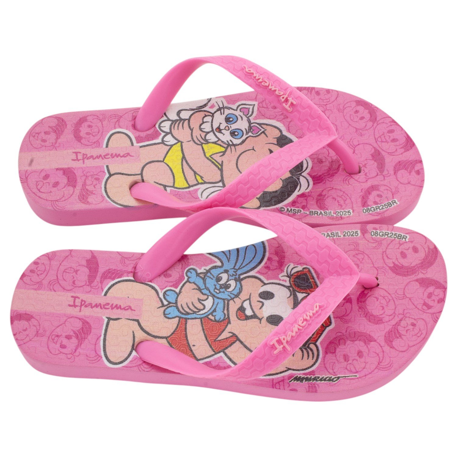 Chinelo Infantil Menina Ipanema Turma Da Mônica - Rosa Rosa 2
