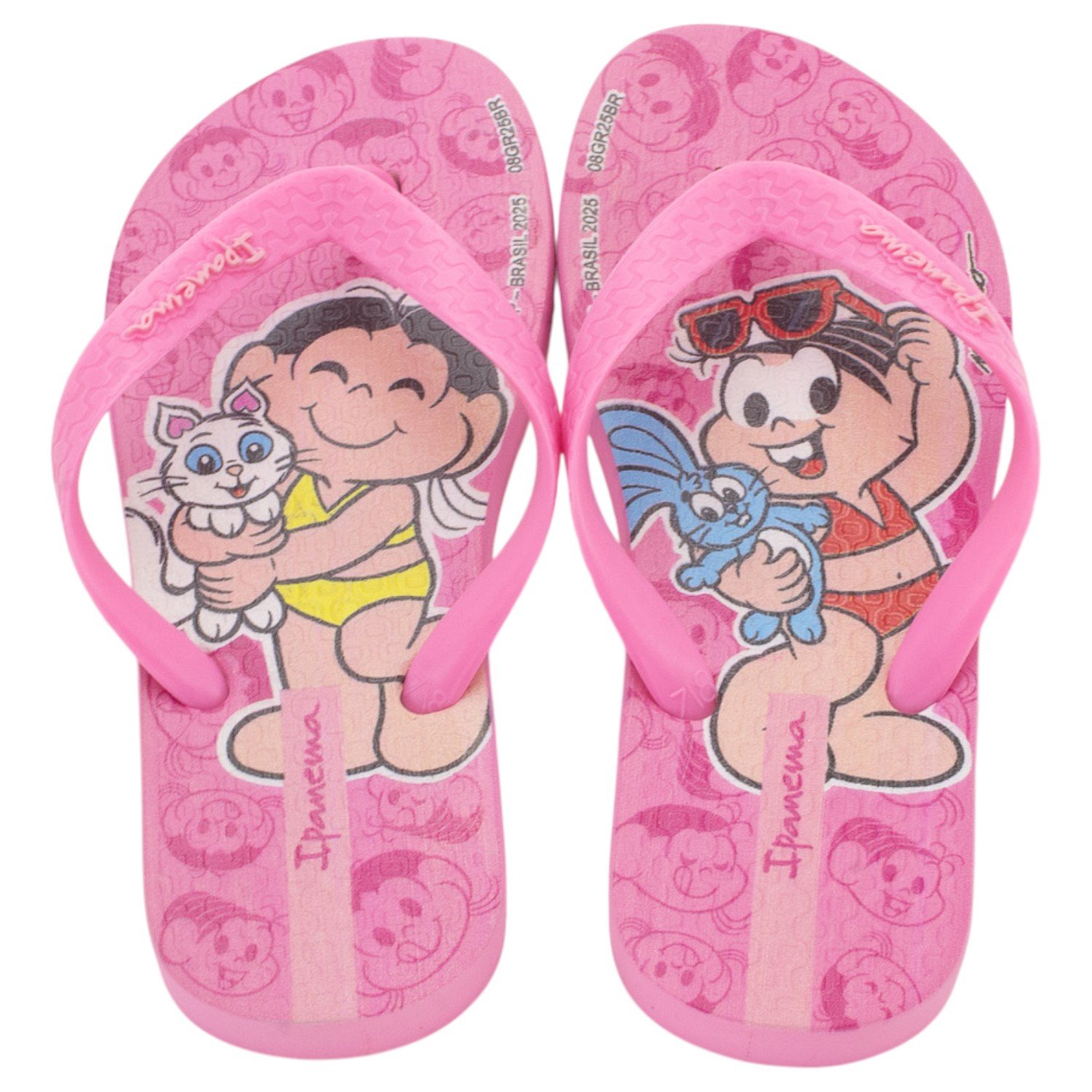 Chinelo Infantil Menina Ipanema Turma Da Mônica - Rosa Rosa 3