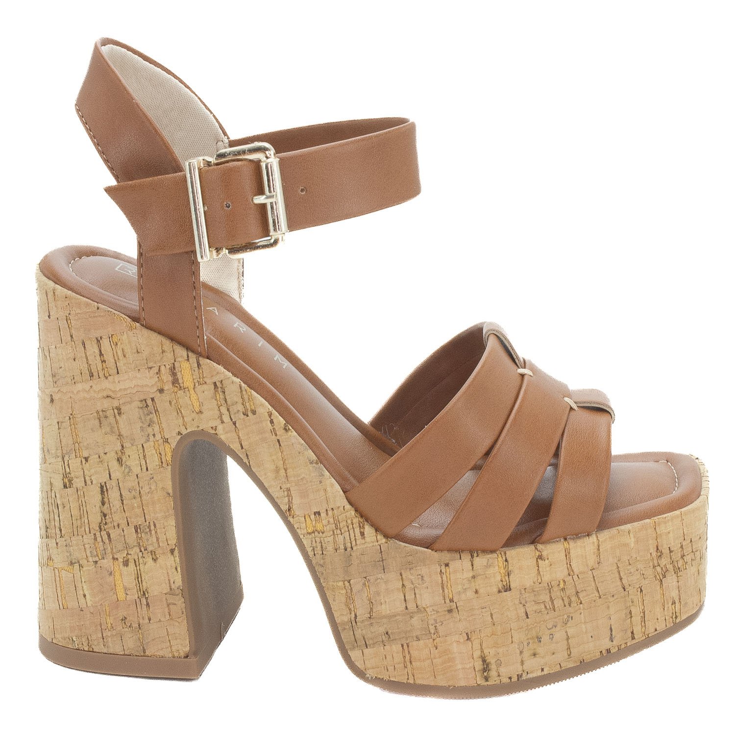 Sandália Feminina Ramarim 25-35204 - Marrom