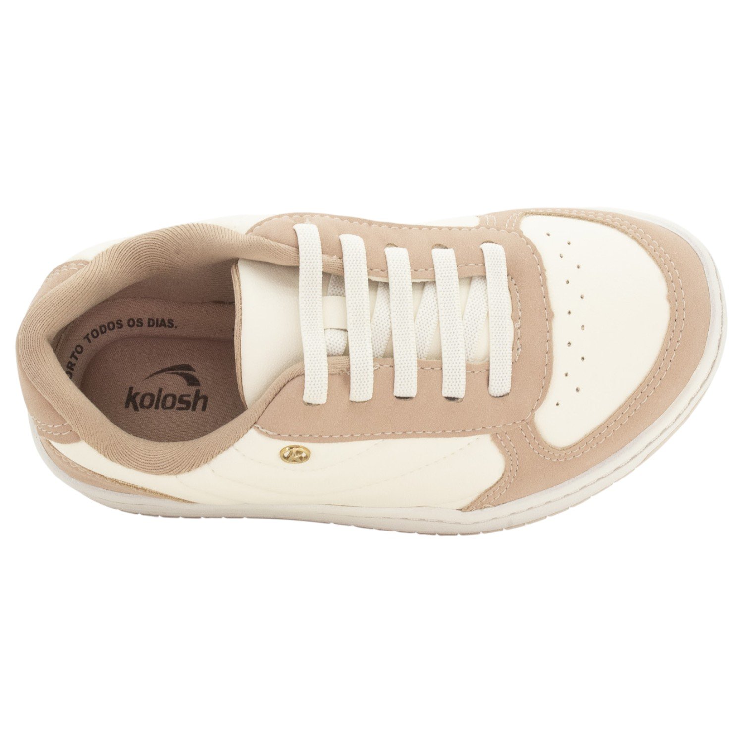 Tênis Feminino Kolosh C4162 - Bege Bege 5