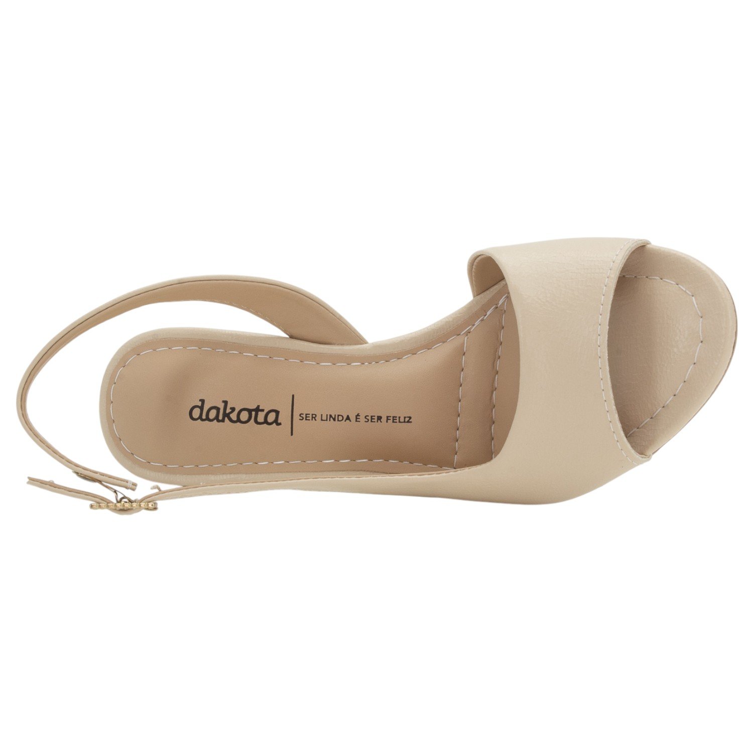 Sandália Feminina Dakota Y9773 - Bege Bege 5