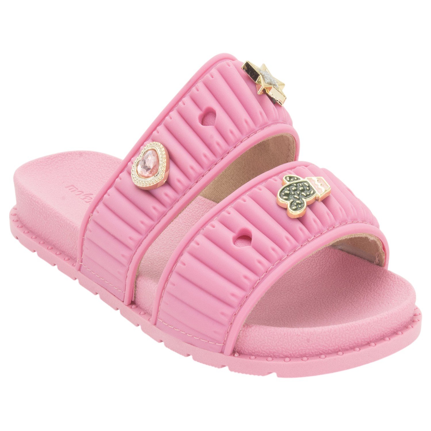 Chinelo Infantil Menina Molekinha 2341.138 - Rosa Rosa 2