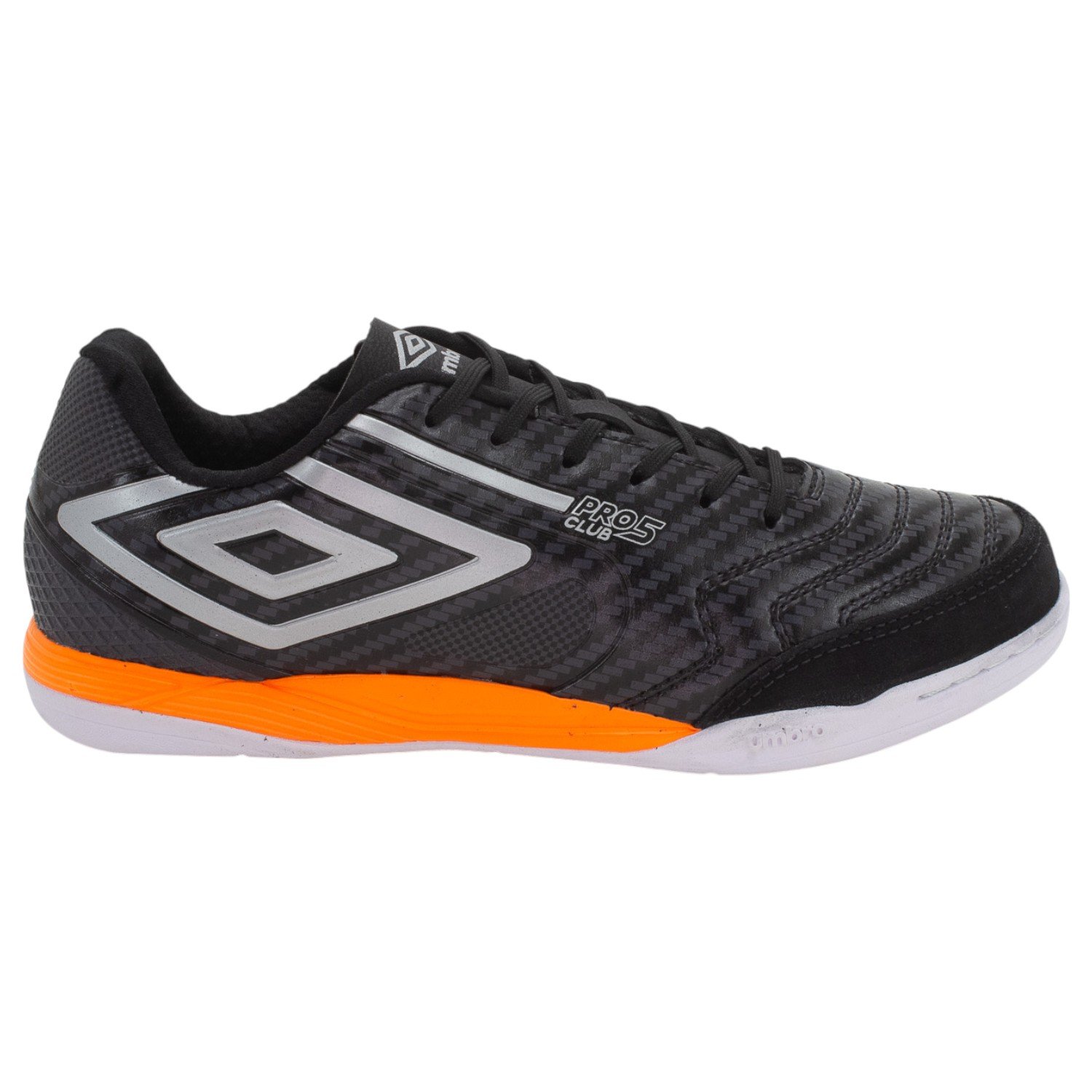 Chuteira Futsal Masculina Umbro Pro 5 Bump Club - Preto