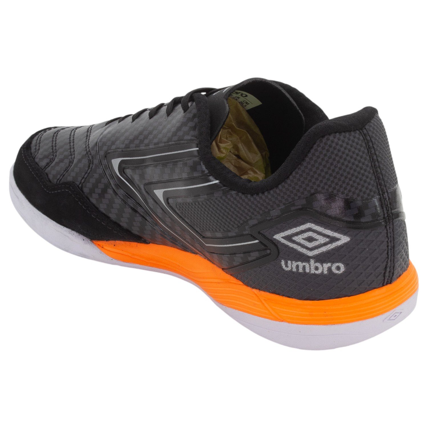 Chuteira Futsal Masculina Umbro Pro 5 Bump Club - Preto Preto 3