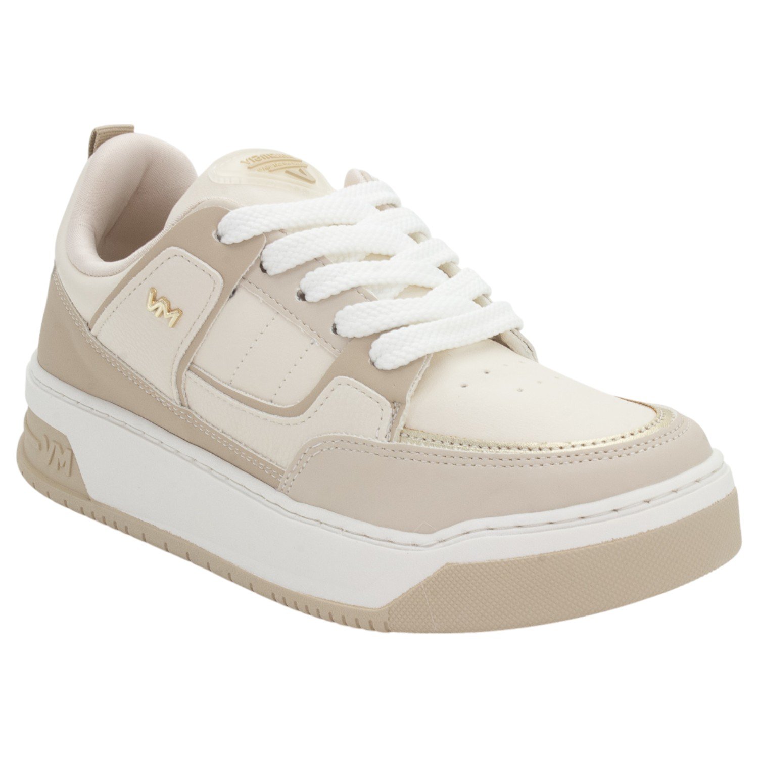 Tênis Feminino Via Marte 232-006-13 - Off White Bege 2